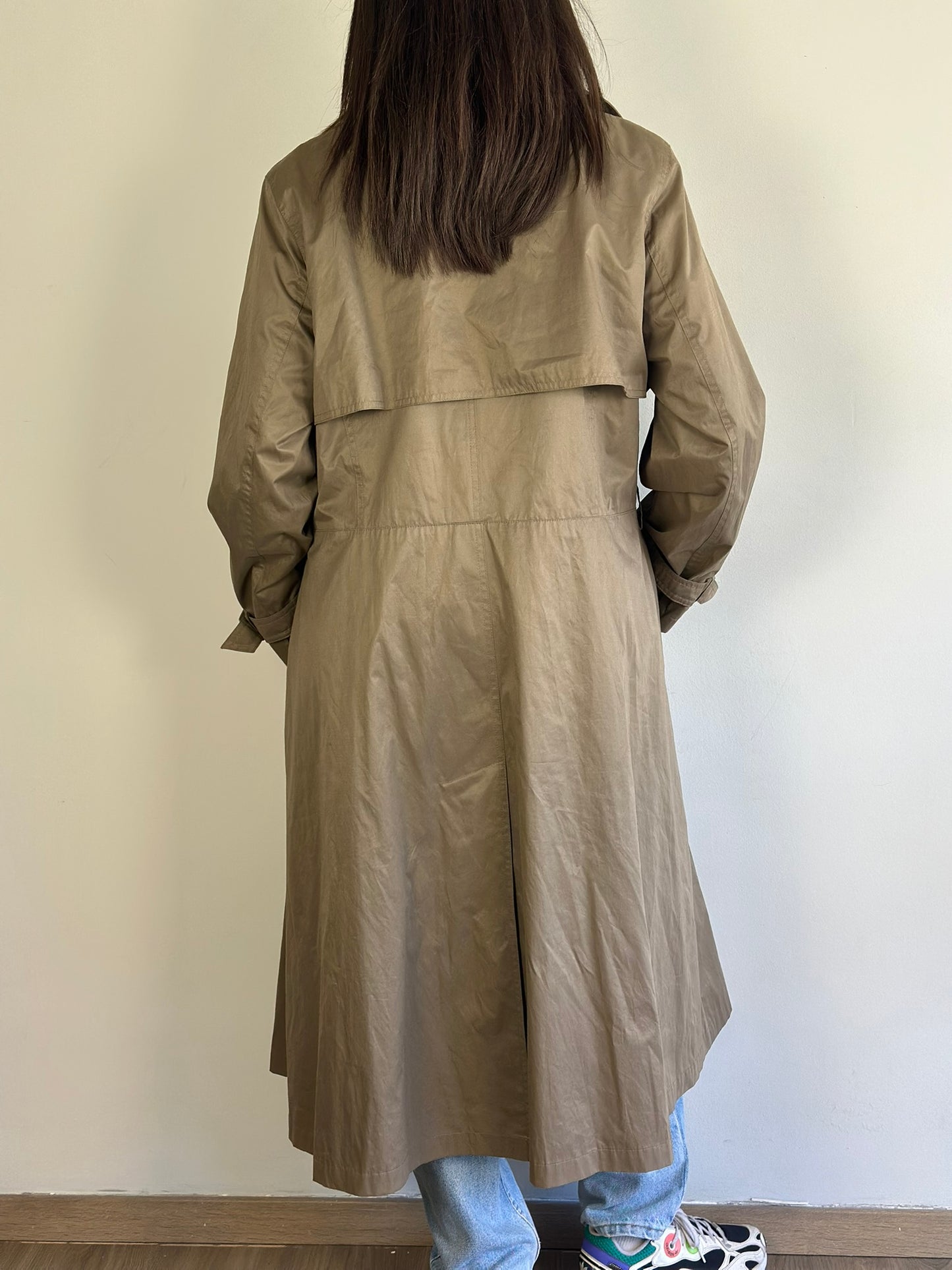 Vintage Khaki Trench Coat
