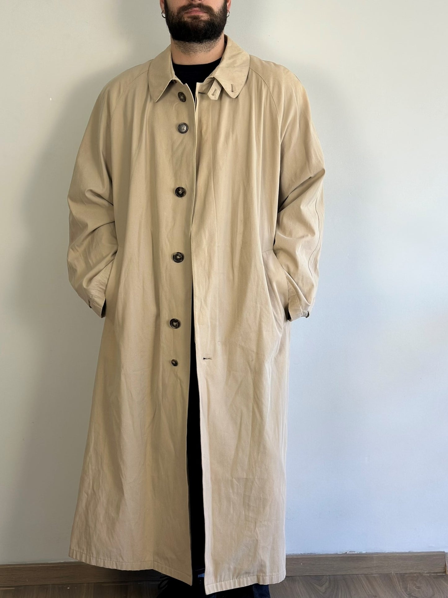 Vintage Beige Trench Coat
