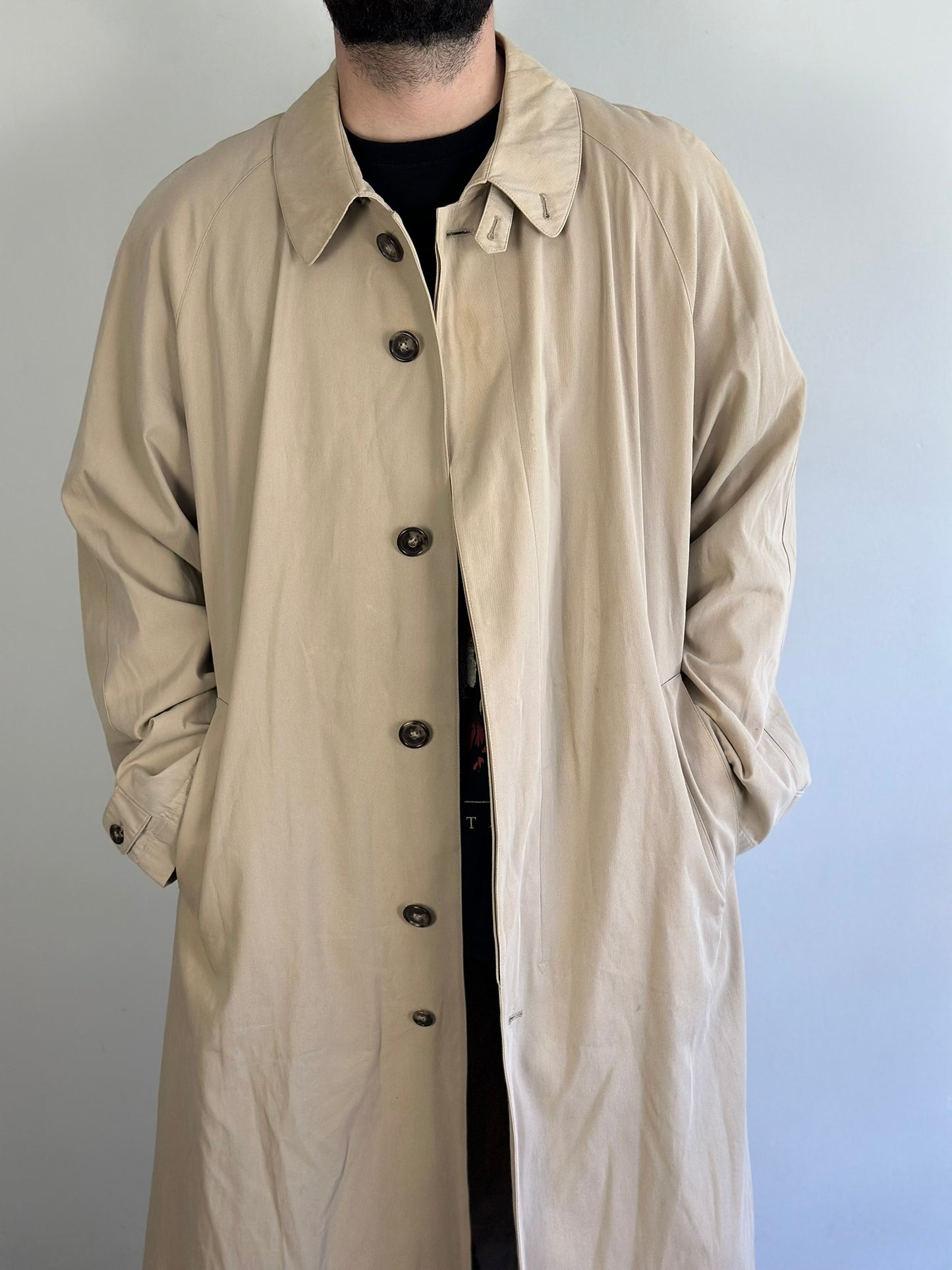 Vintage Beige Trench Coat