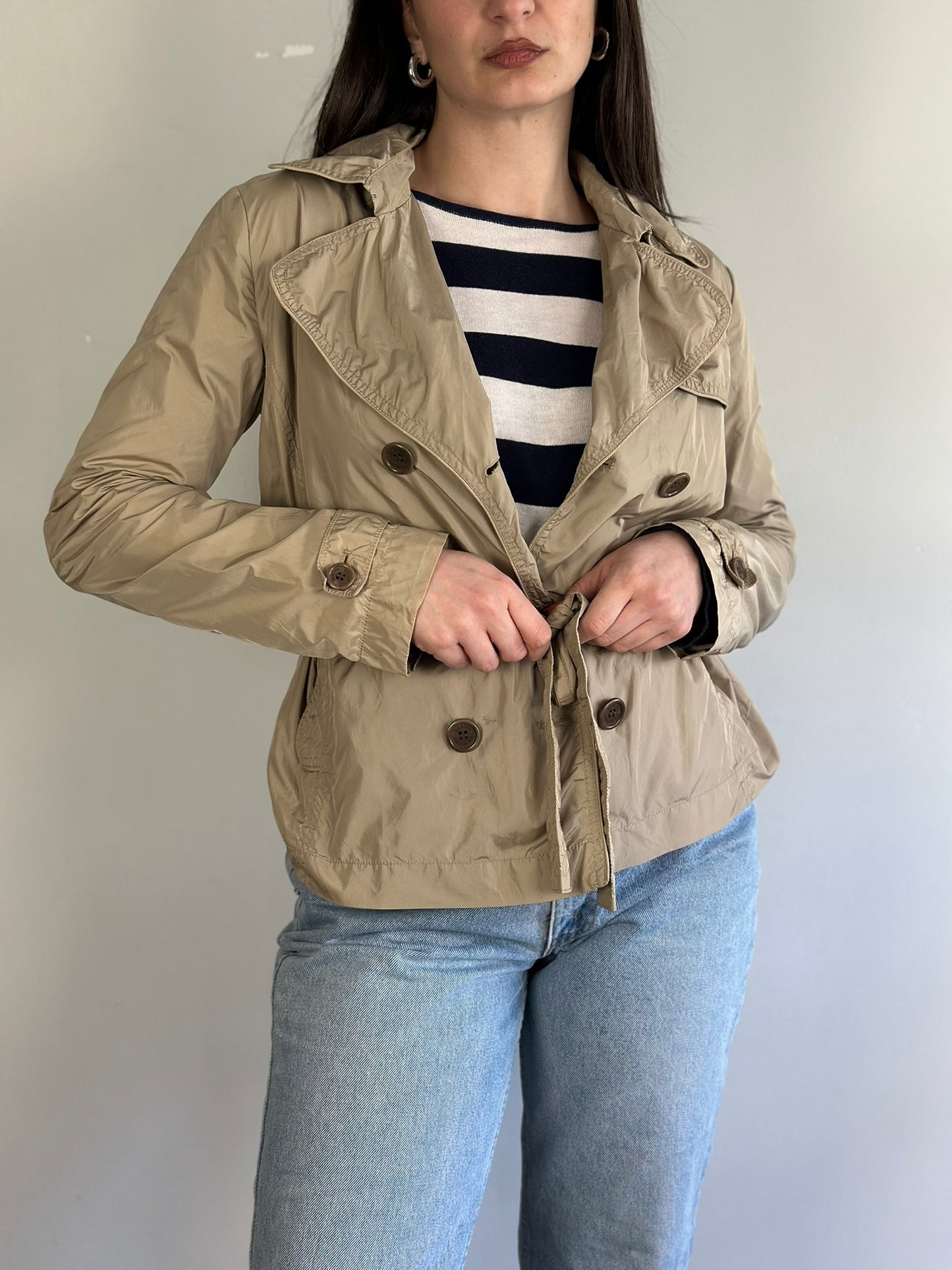 Vintage Short Trench Coat