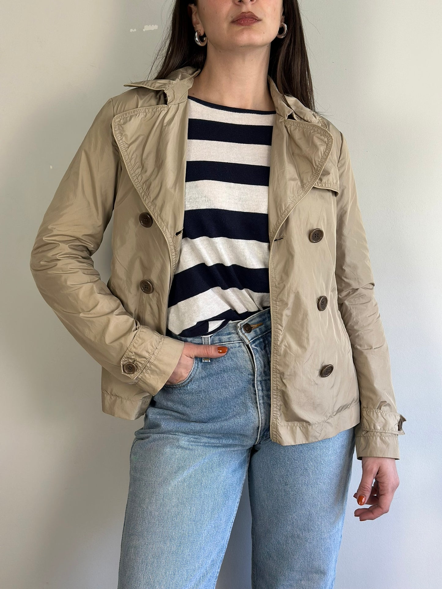 Vintage Short Trench Coat