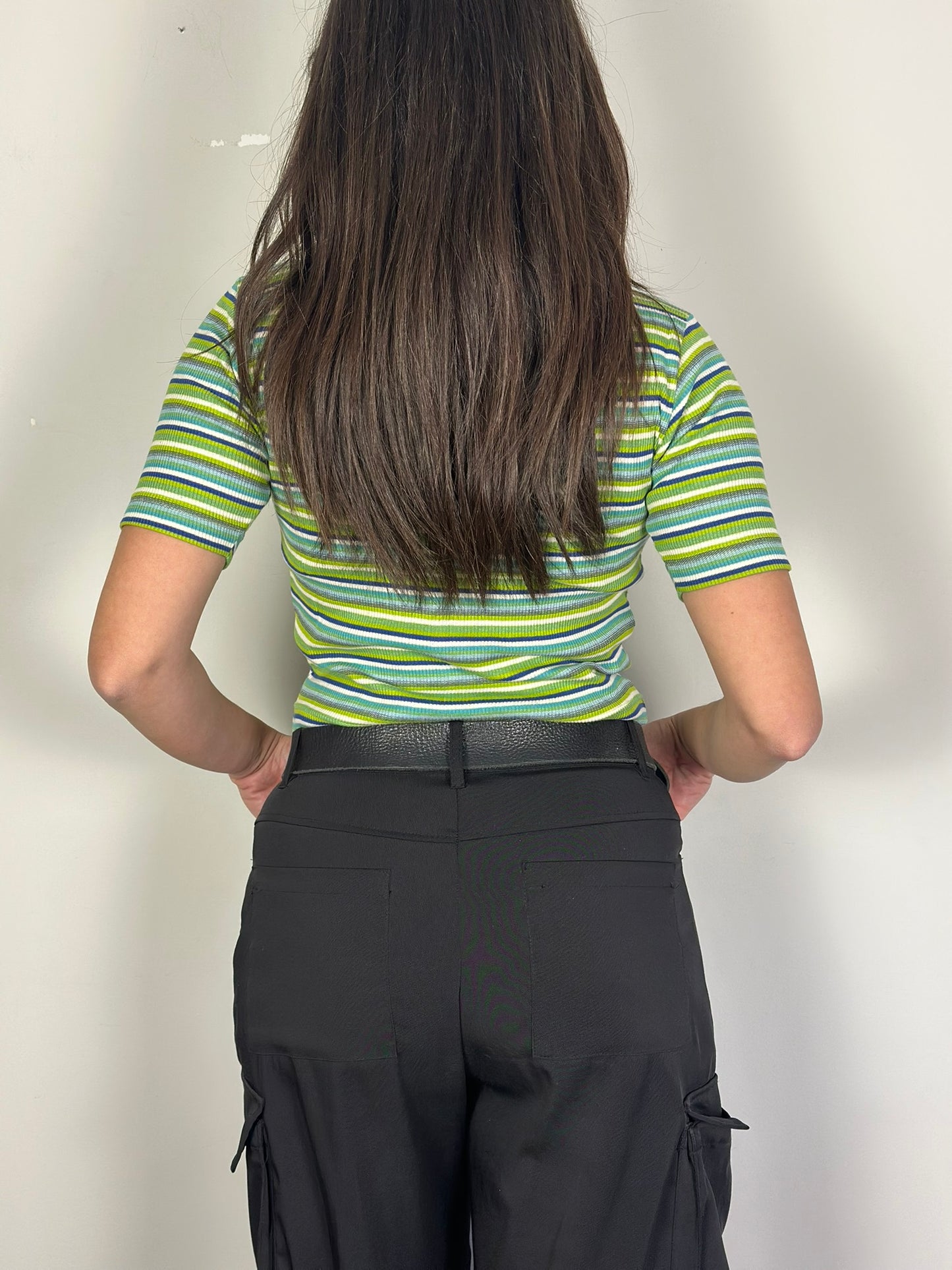Vintage Striped Top / Green