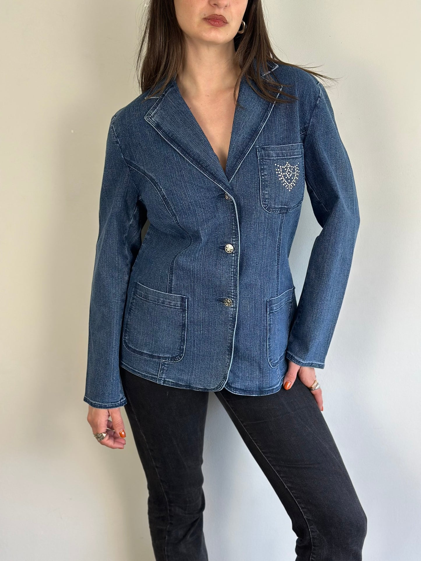 Vintage Denim Blazer
