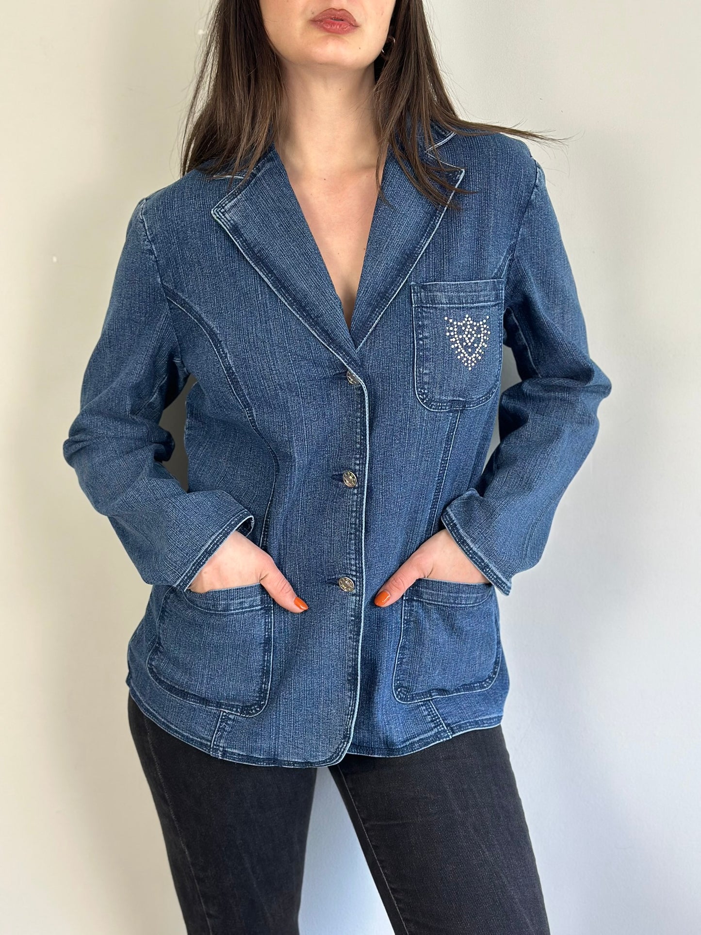 Vintage Denim Blazer
