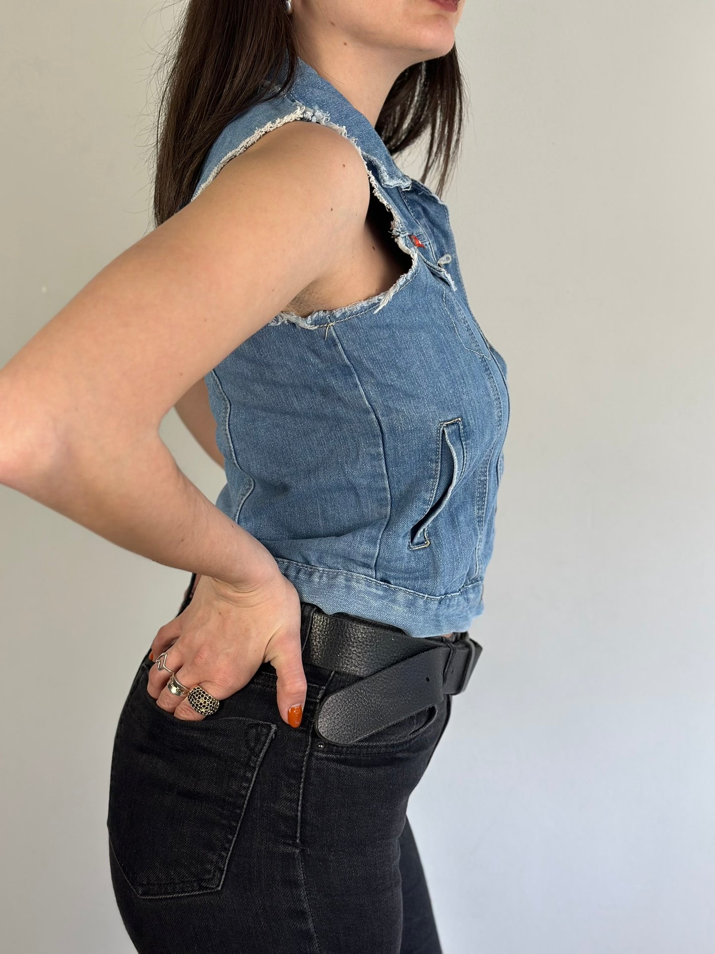 Vintage Denim Vest