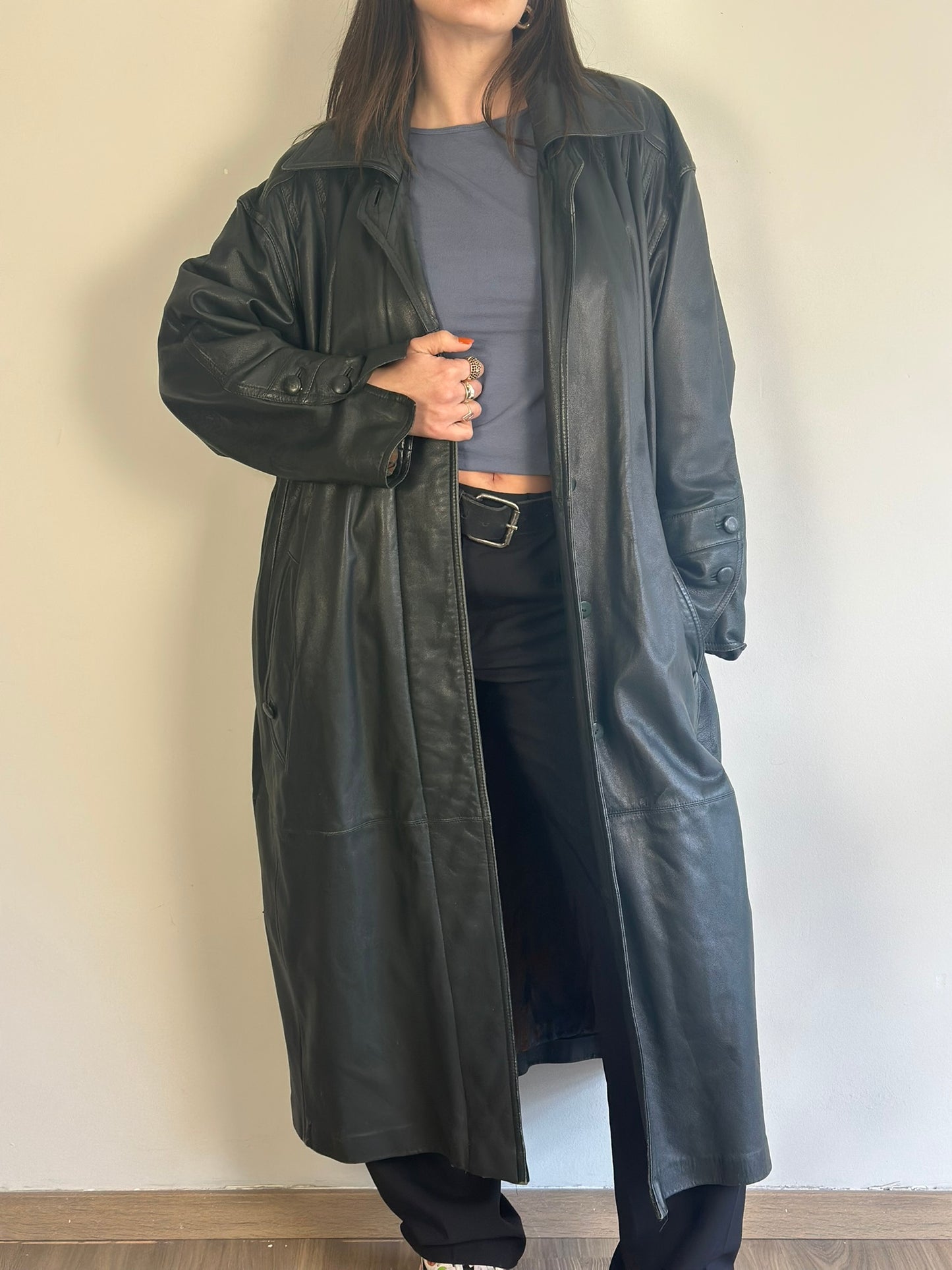 Vintage Leather Coat