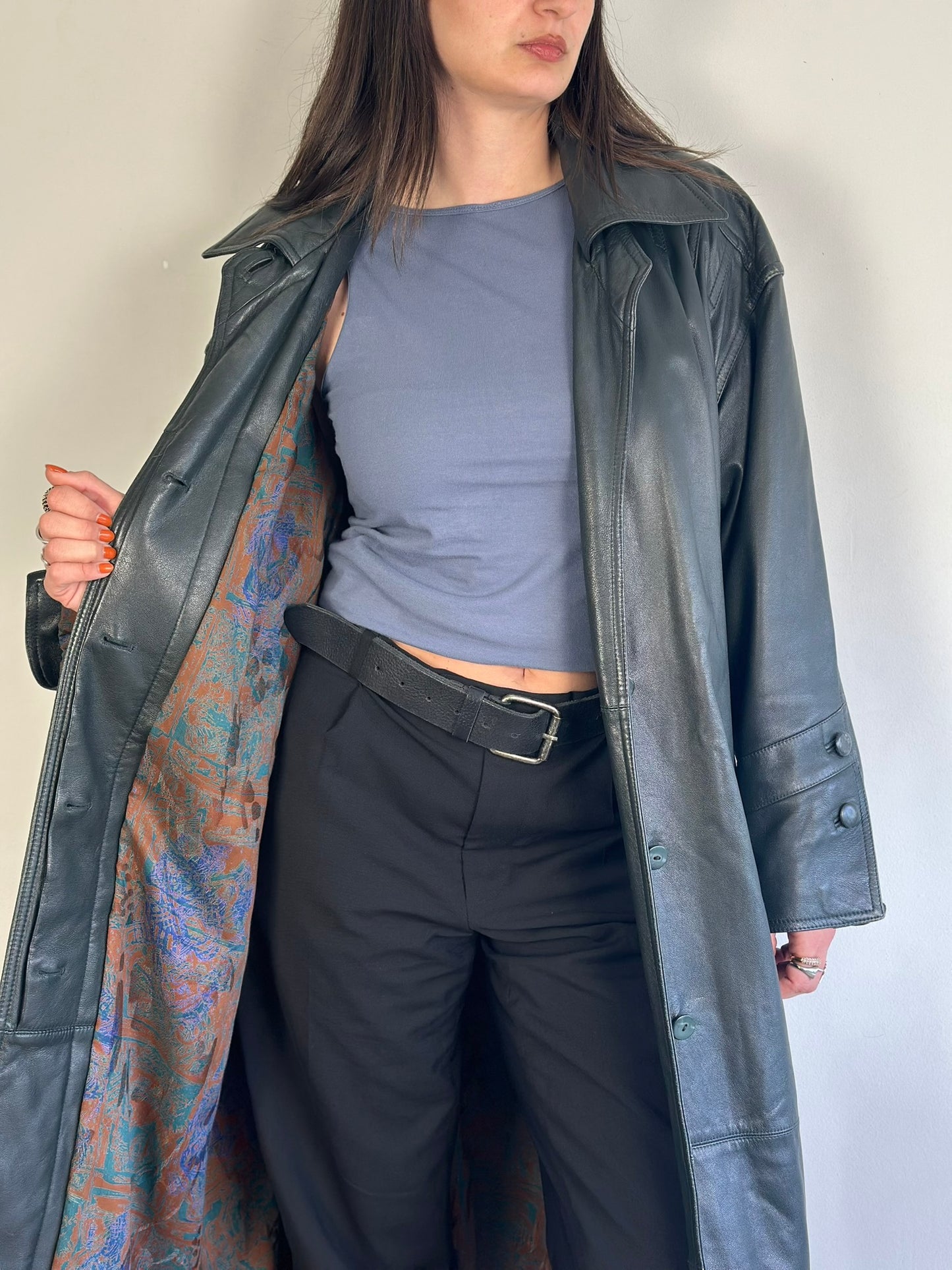 Vintage Leather Coat