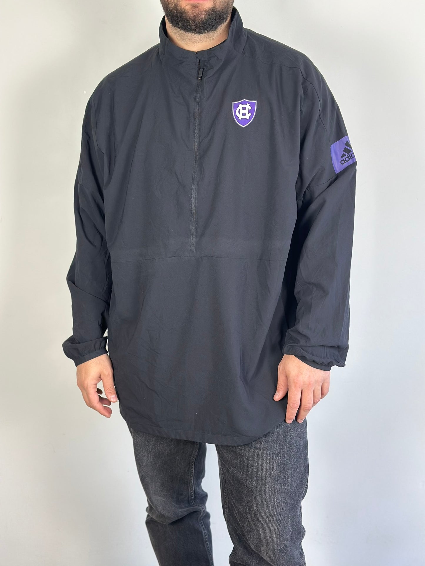 Vintage Adidas Half-Zip Light Jacket