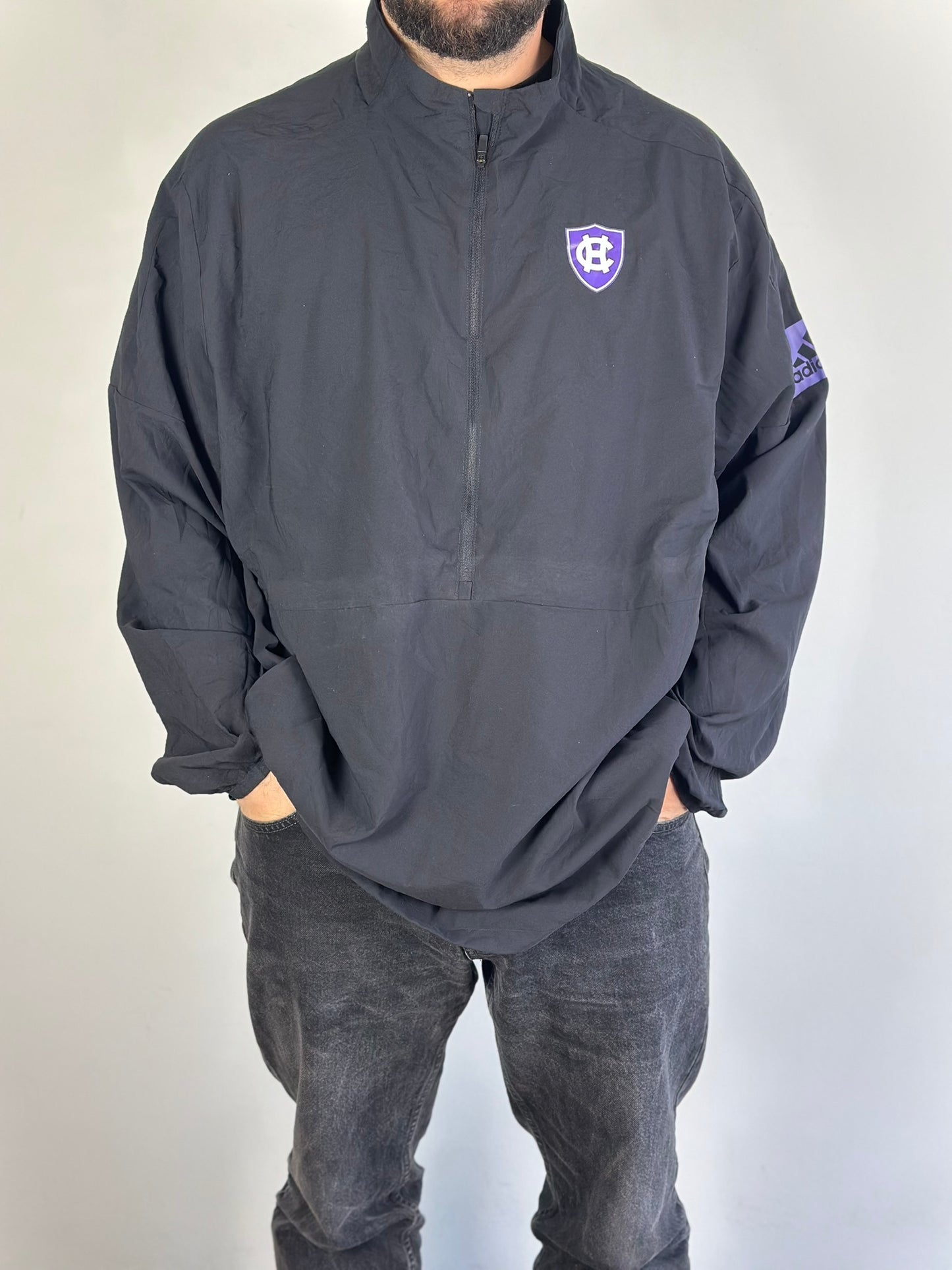Vintage Adidas Half-Zip Light Jacket