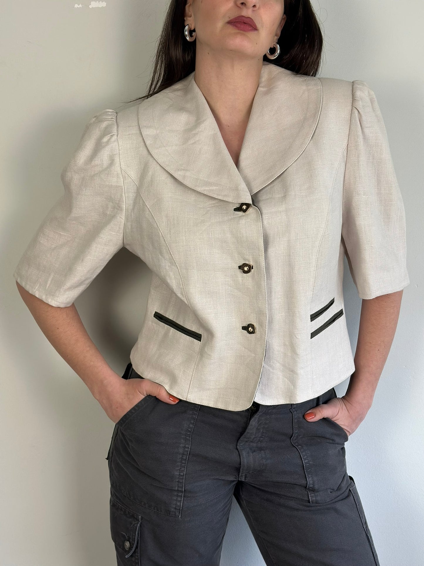 Vintage Linen Top