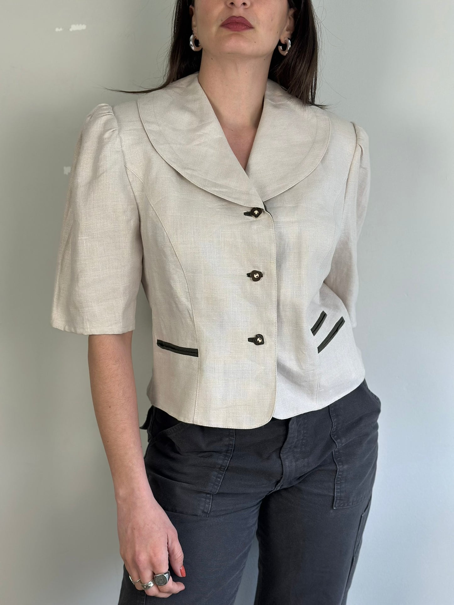 Vintage Linen Top