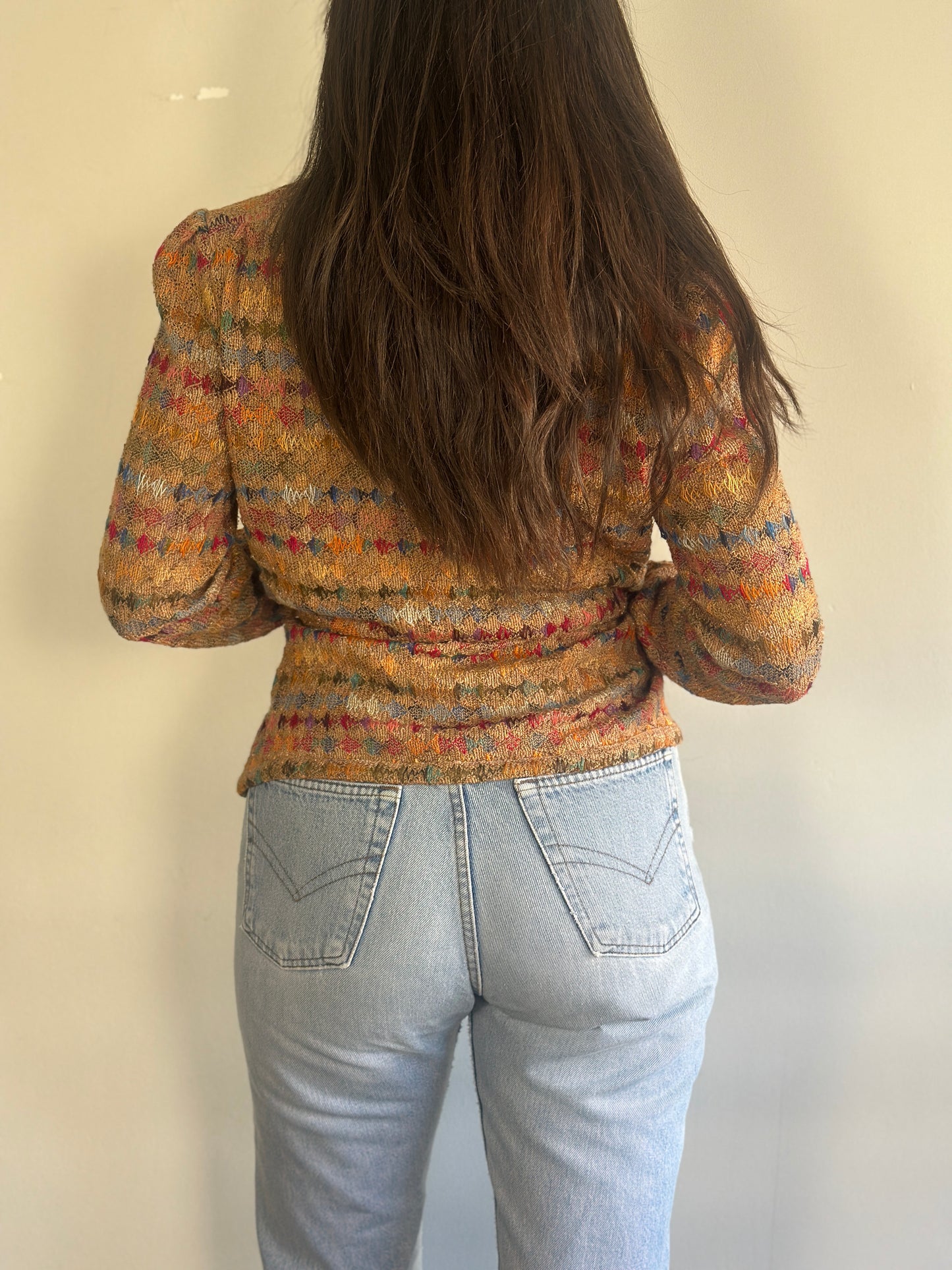 Vintage Knitted Cardigan Top