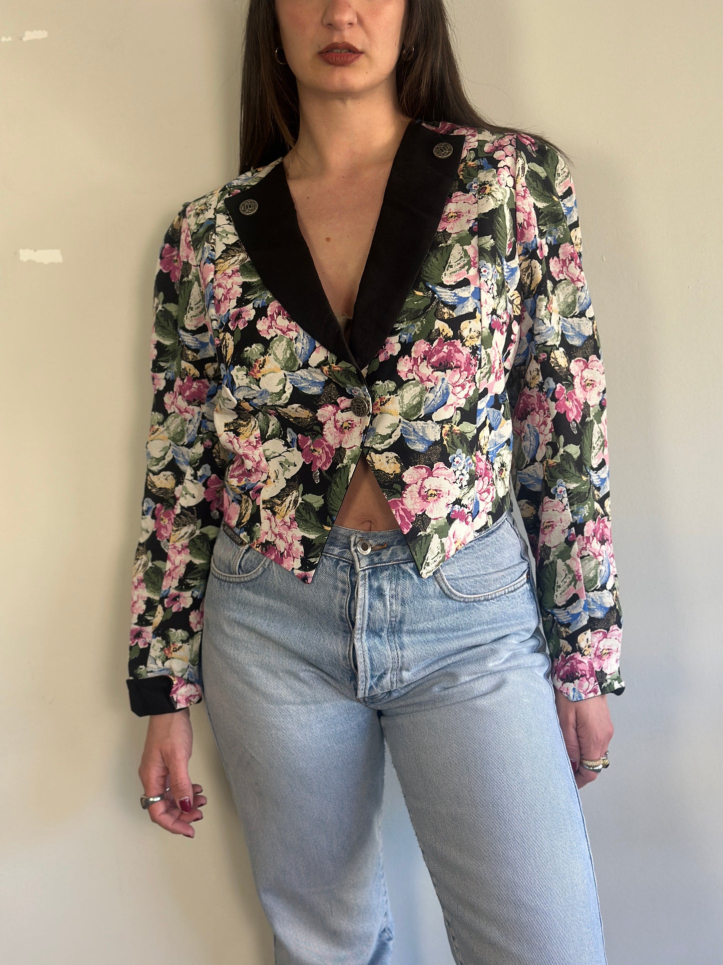 Floral Blazer Top