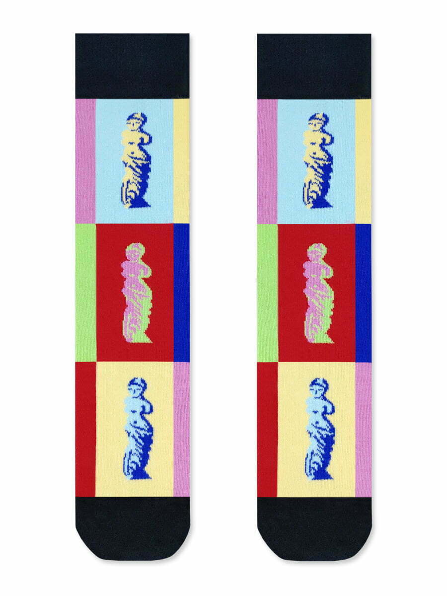 Βαμβακερή Κάλτσα με Σχέδια Venus de Milo