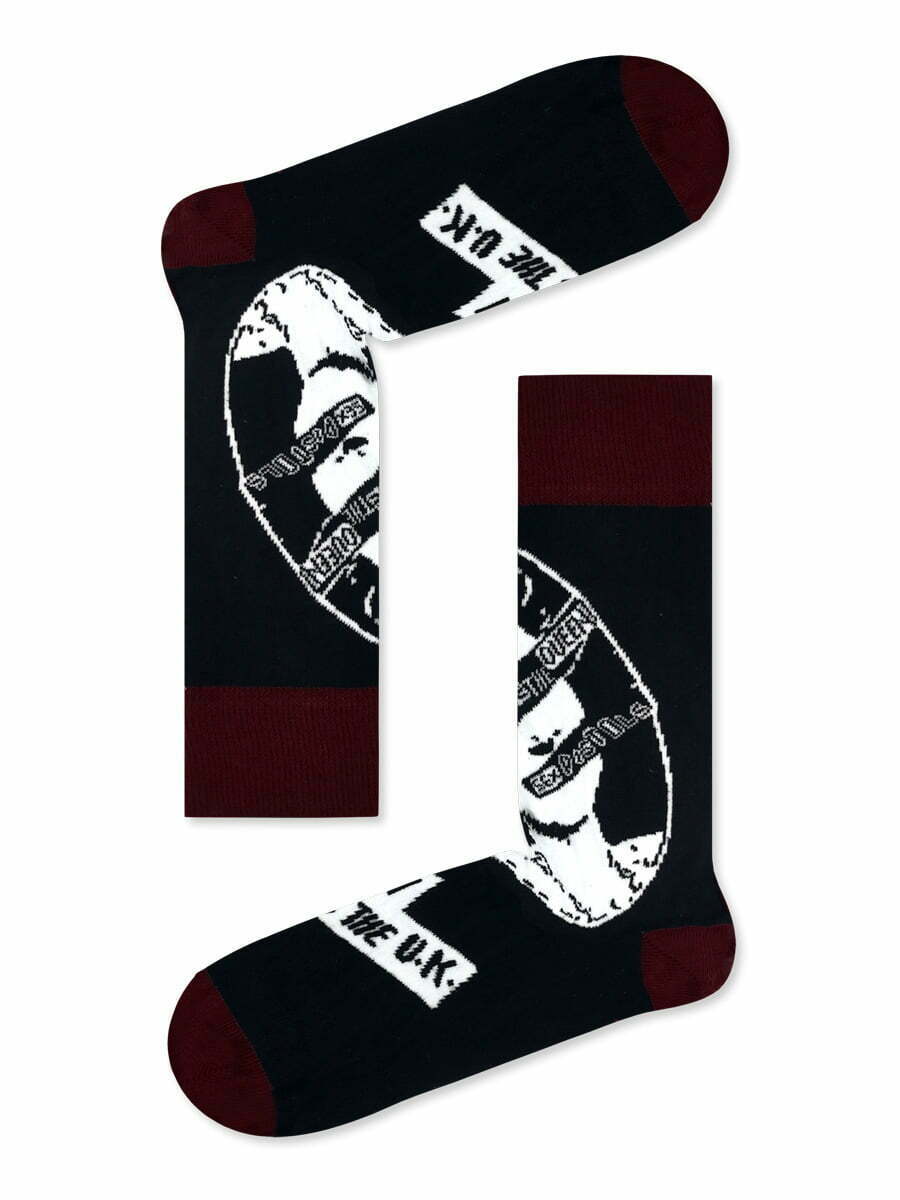 Βαμβακερή Κάλτσα με Σχέδια Sex Pistols God Save The Queen