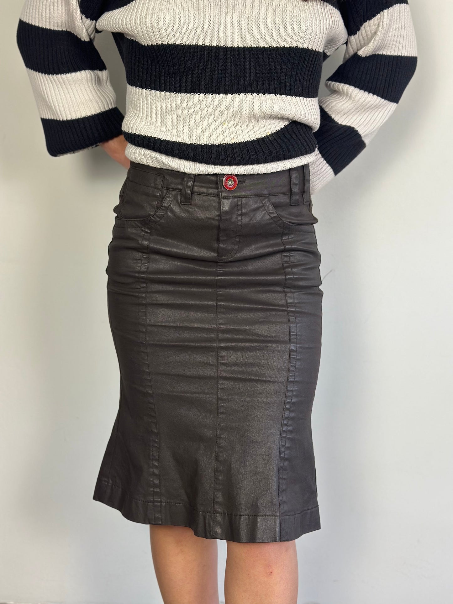 Midi Brown Skirt