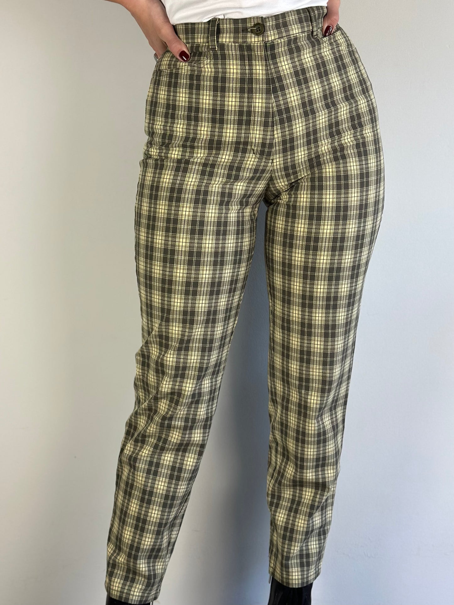 Vintage Checked Pants