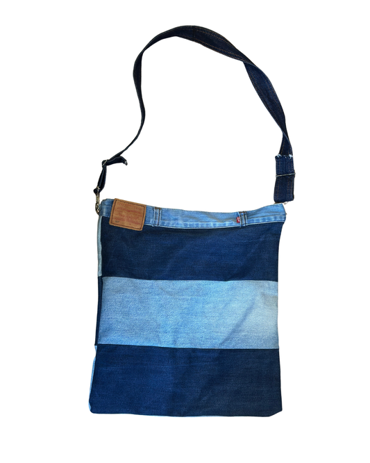 Reworked Denim Tote Bag From Levis Jeans