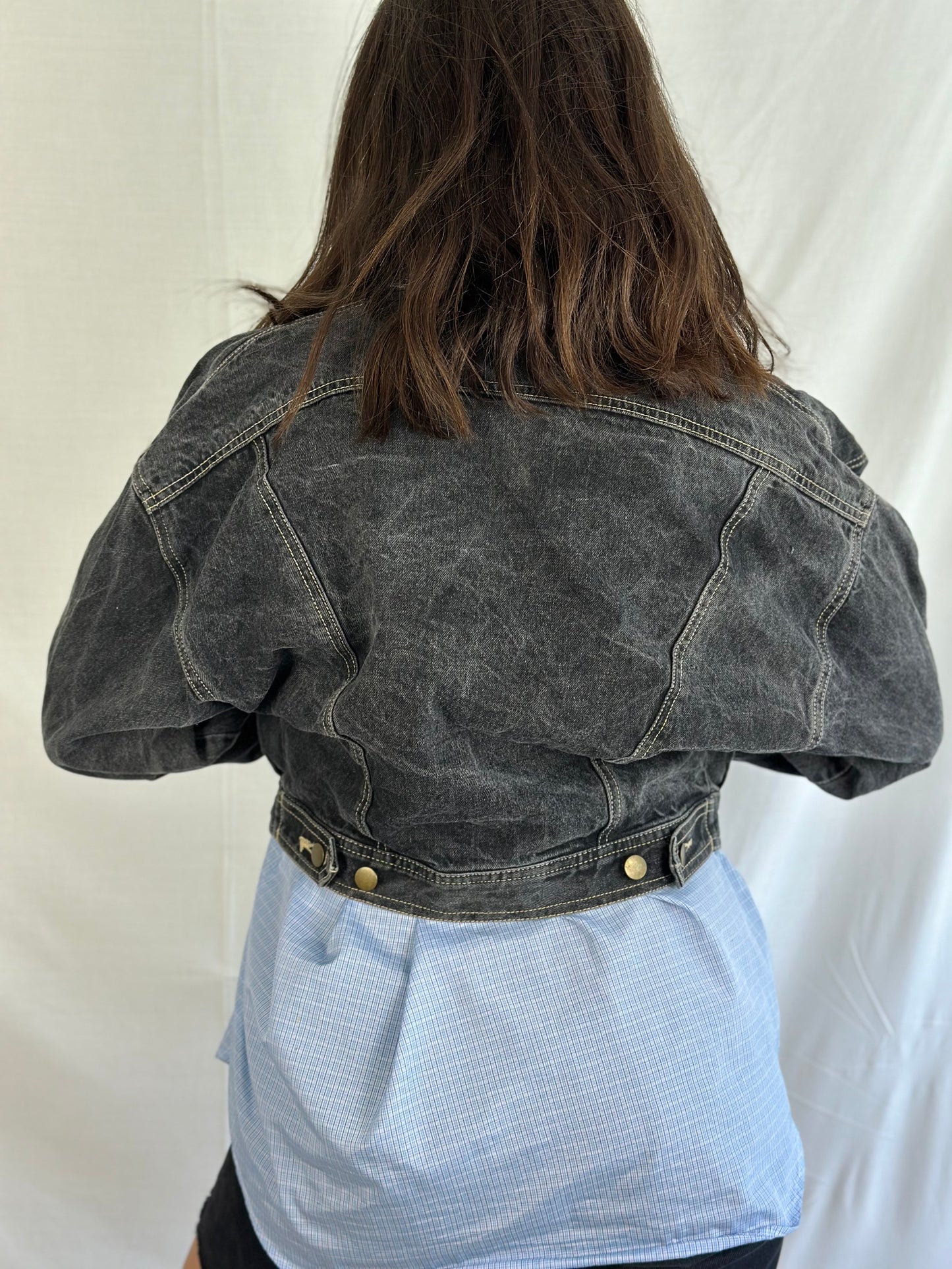 Vintage Cropped Denim Jacket