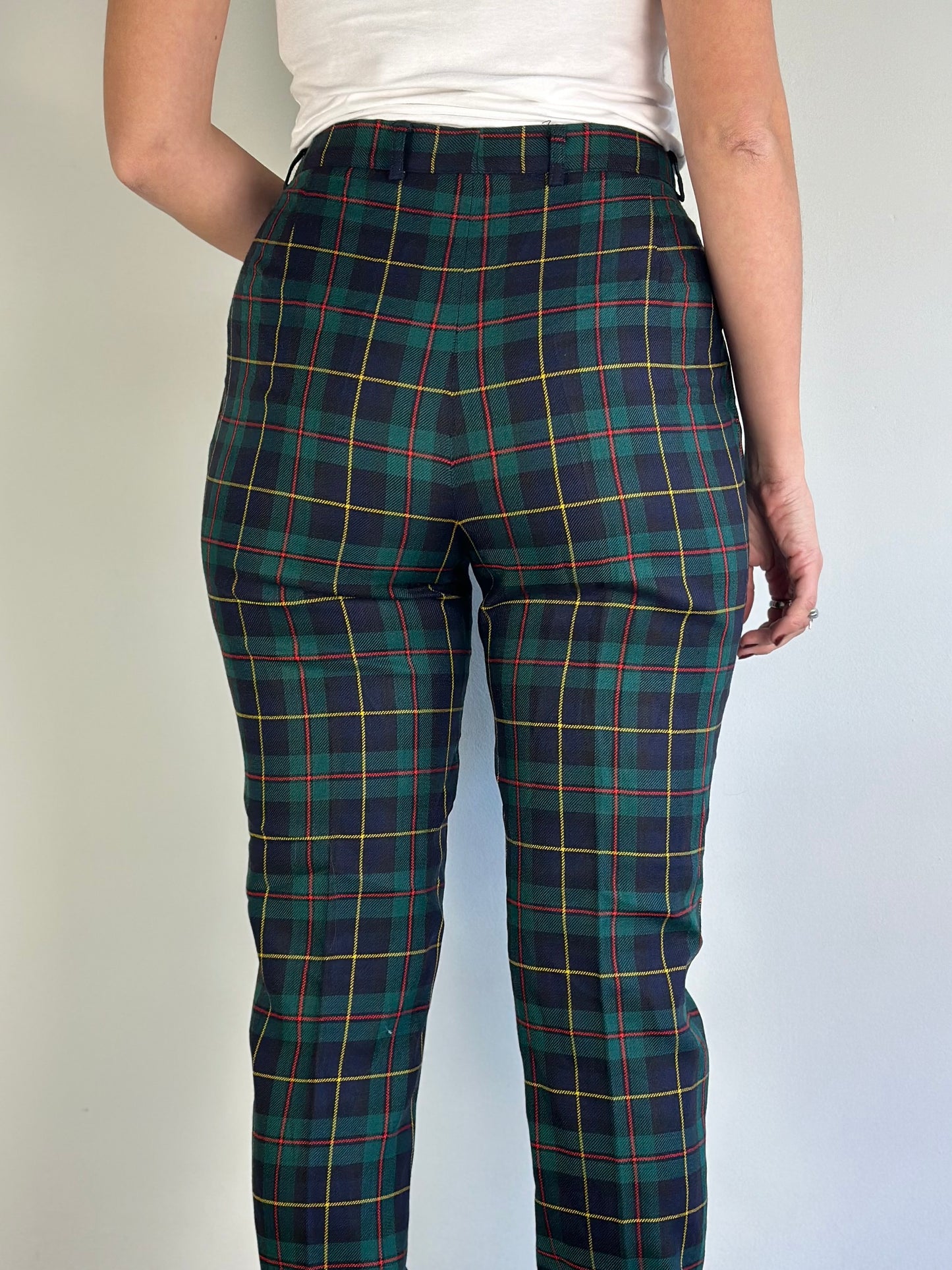 Vintage Checked Pants