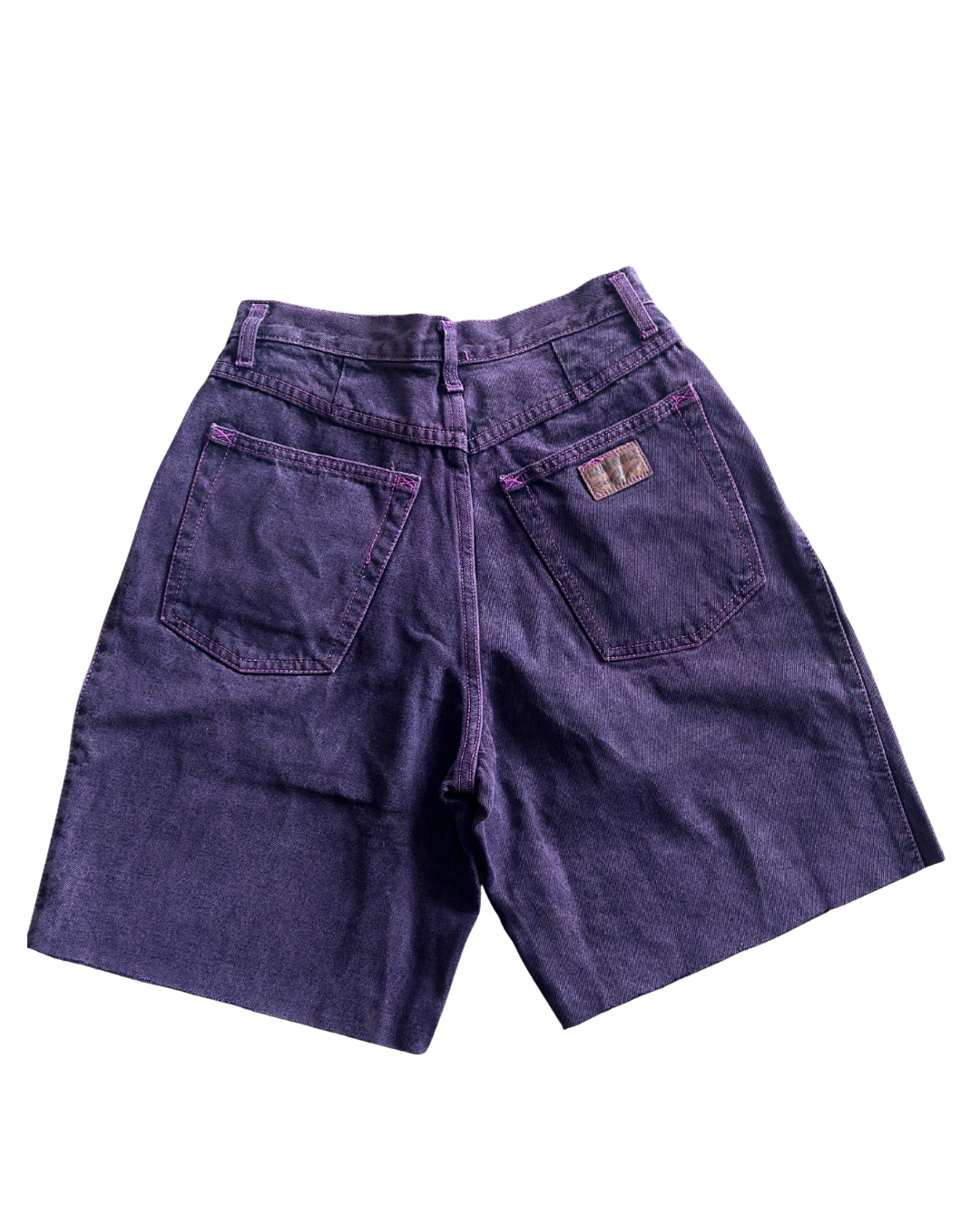 Vintage Purple Denim Shorts
