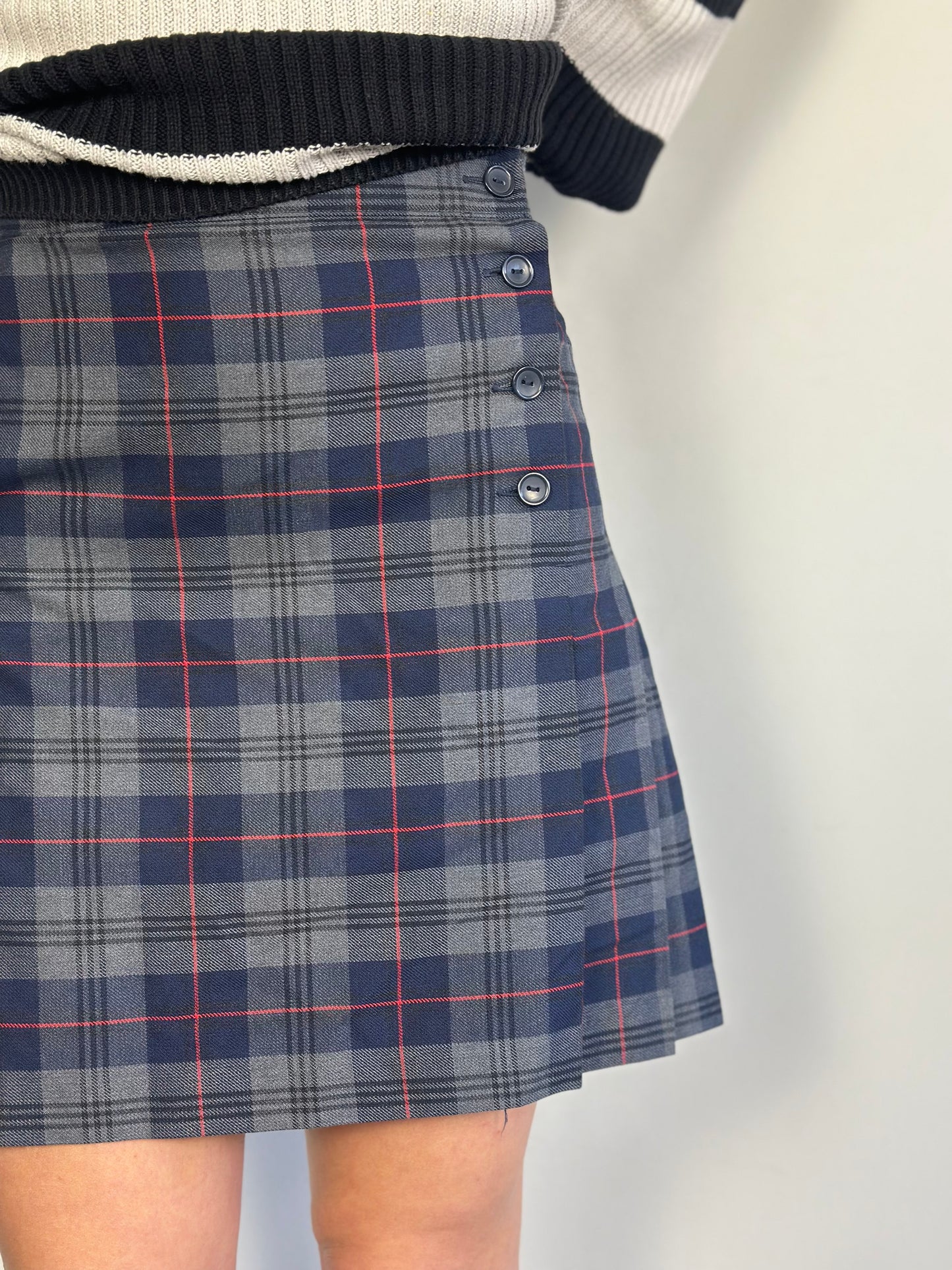 Mini Checked Skirt