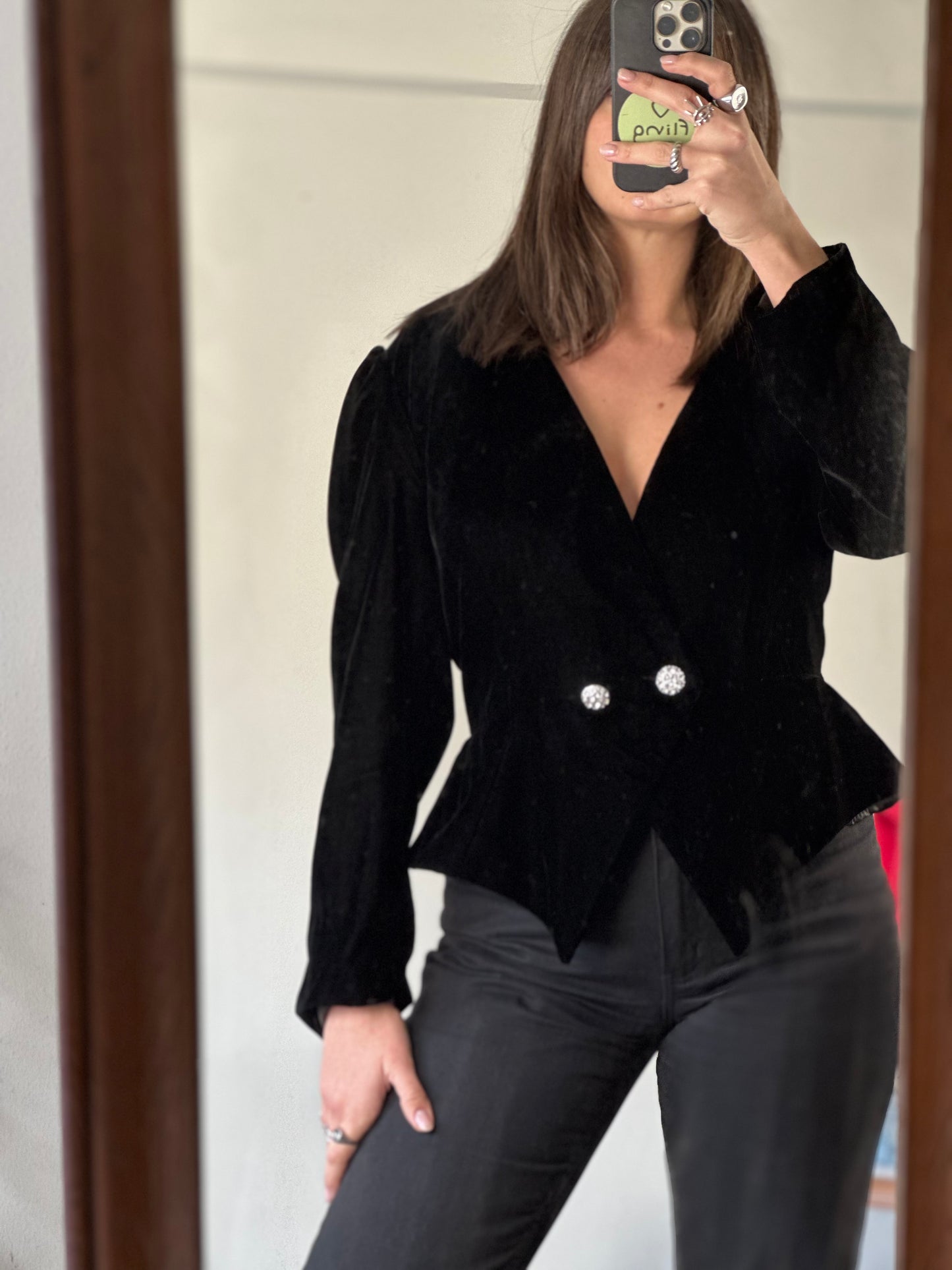 Vintage Velvet Top