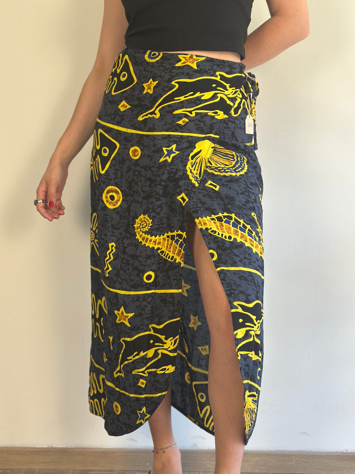Vintage Wrap Skirt