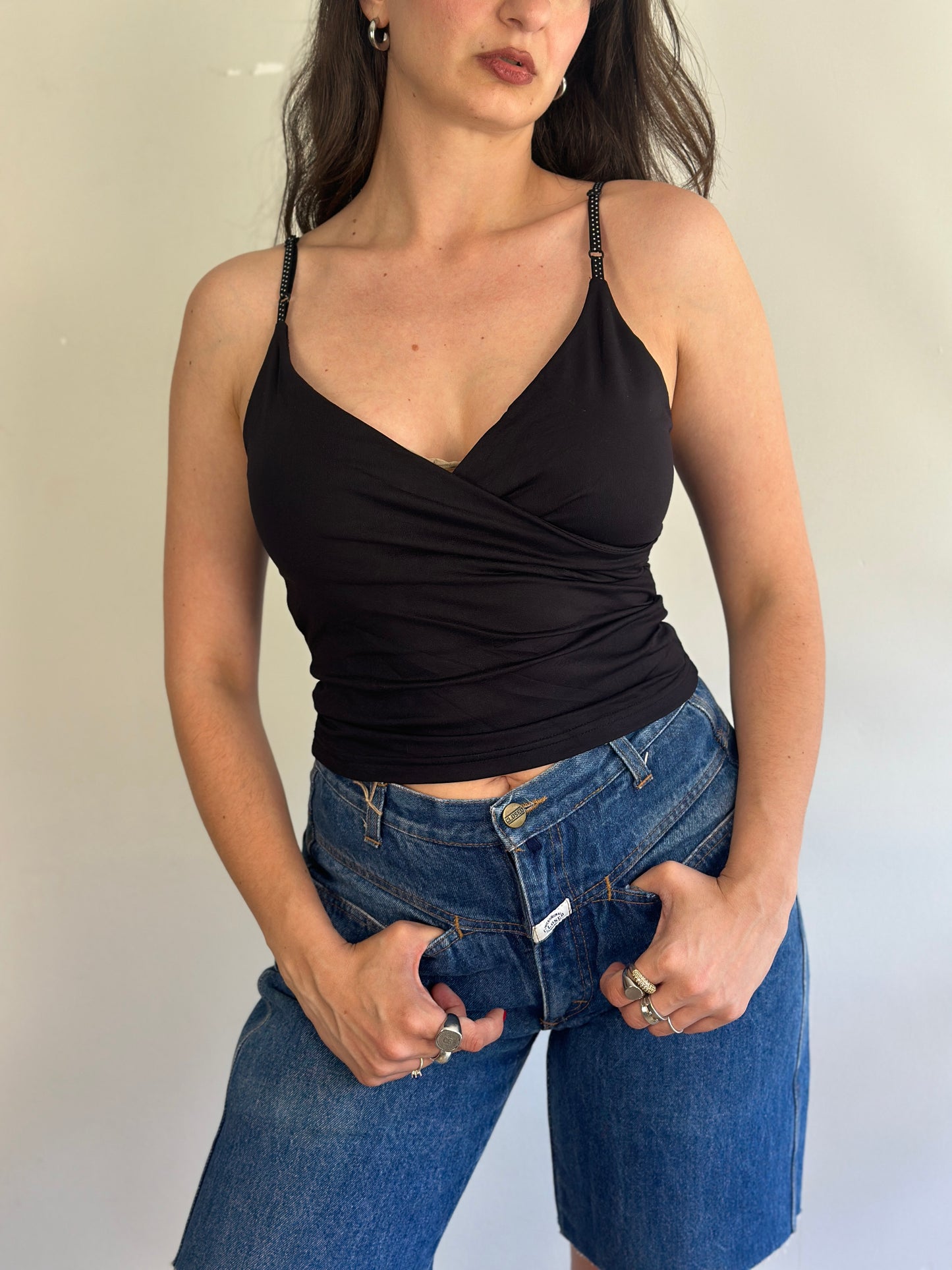Vintage Top with polka dot details
