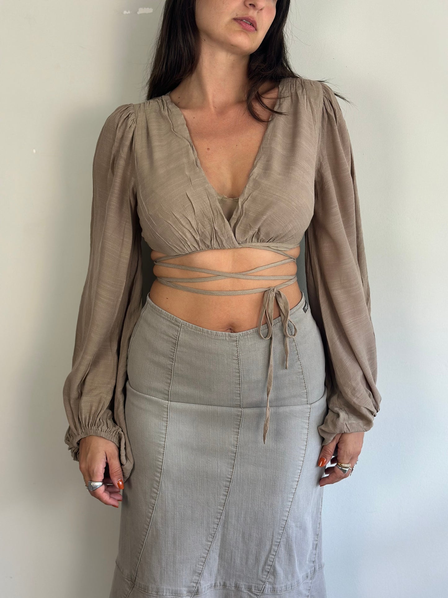 Vintage Beige Top