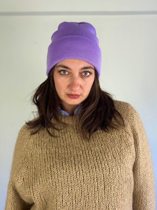 Purple Beanie