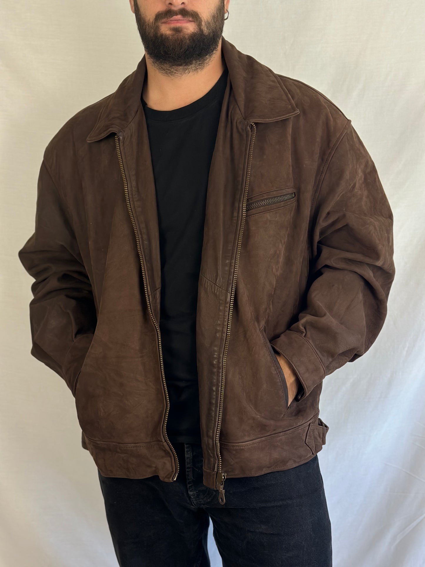 Suede Leather Jacket