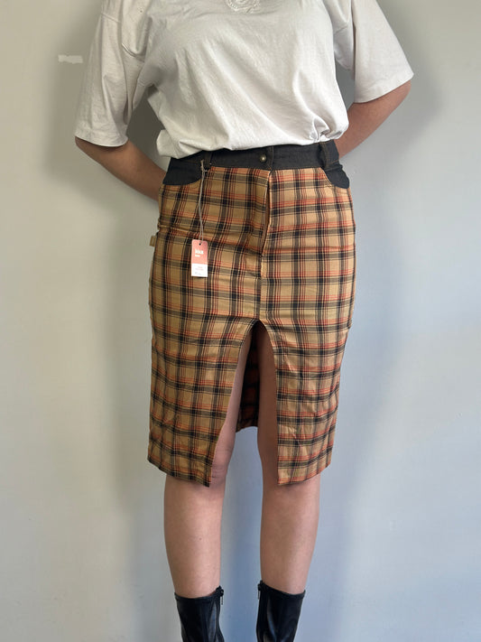 Vintage Plaid Skirt