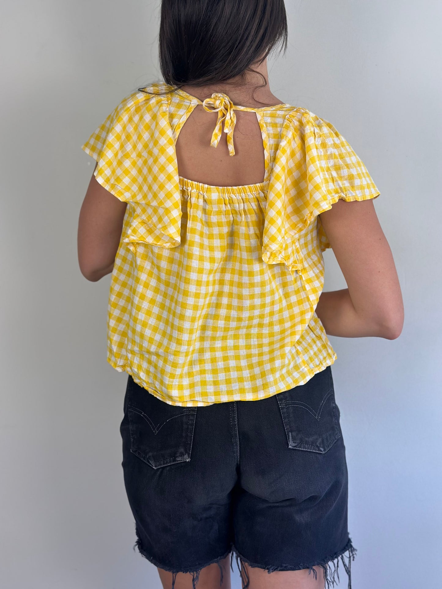 Vintage Plaid Top