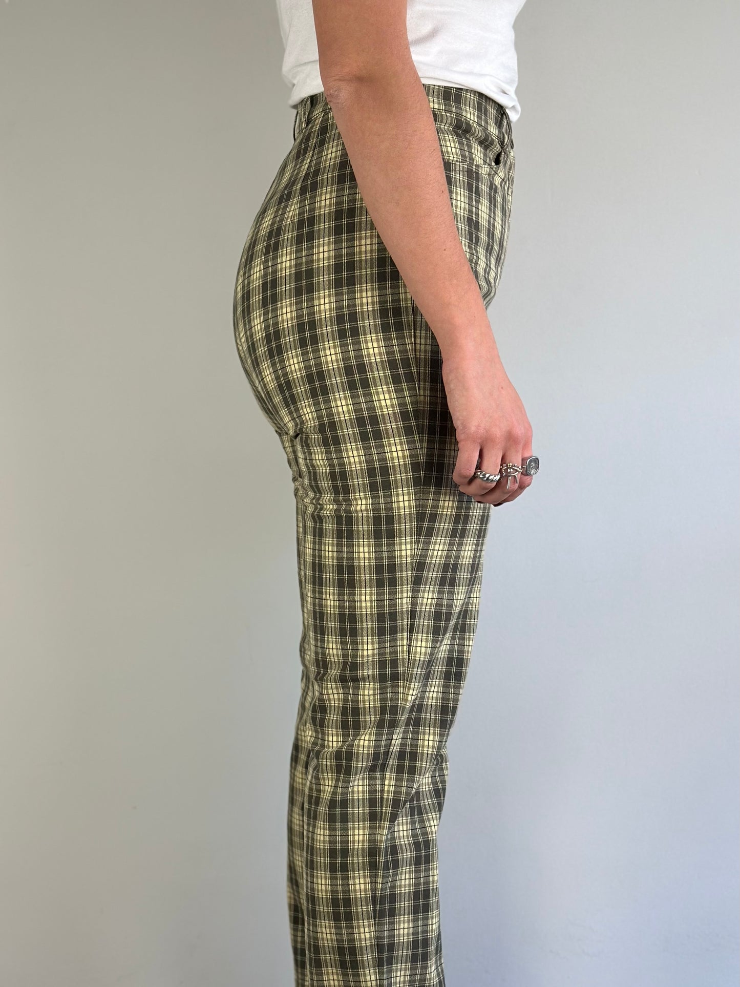 Vintage Checked Pants