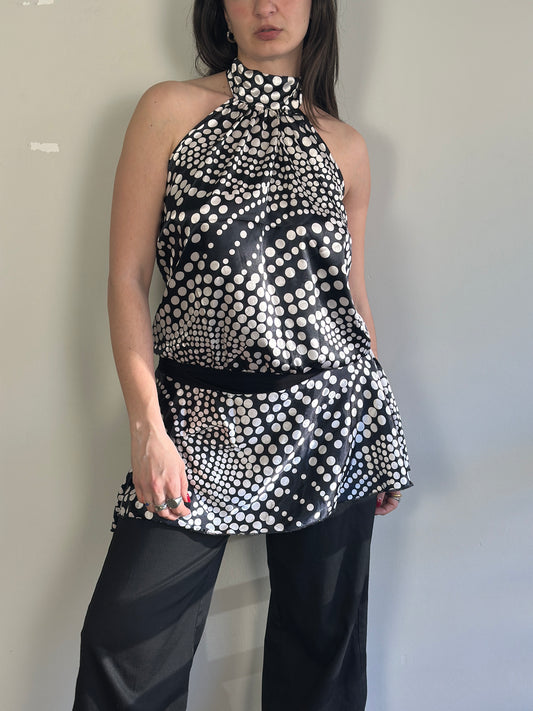 Halter Polka Dot Dress