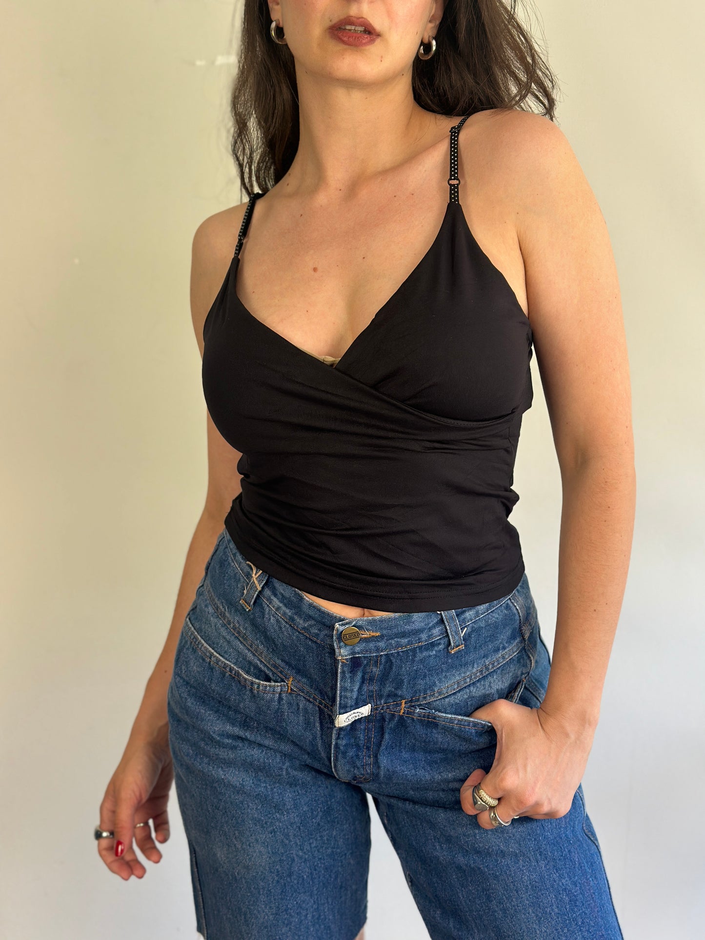 Vintage Top with polka dot details