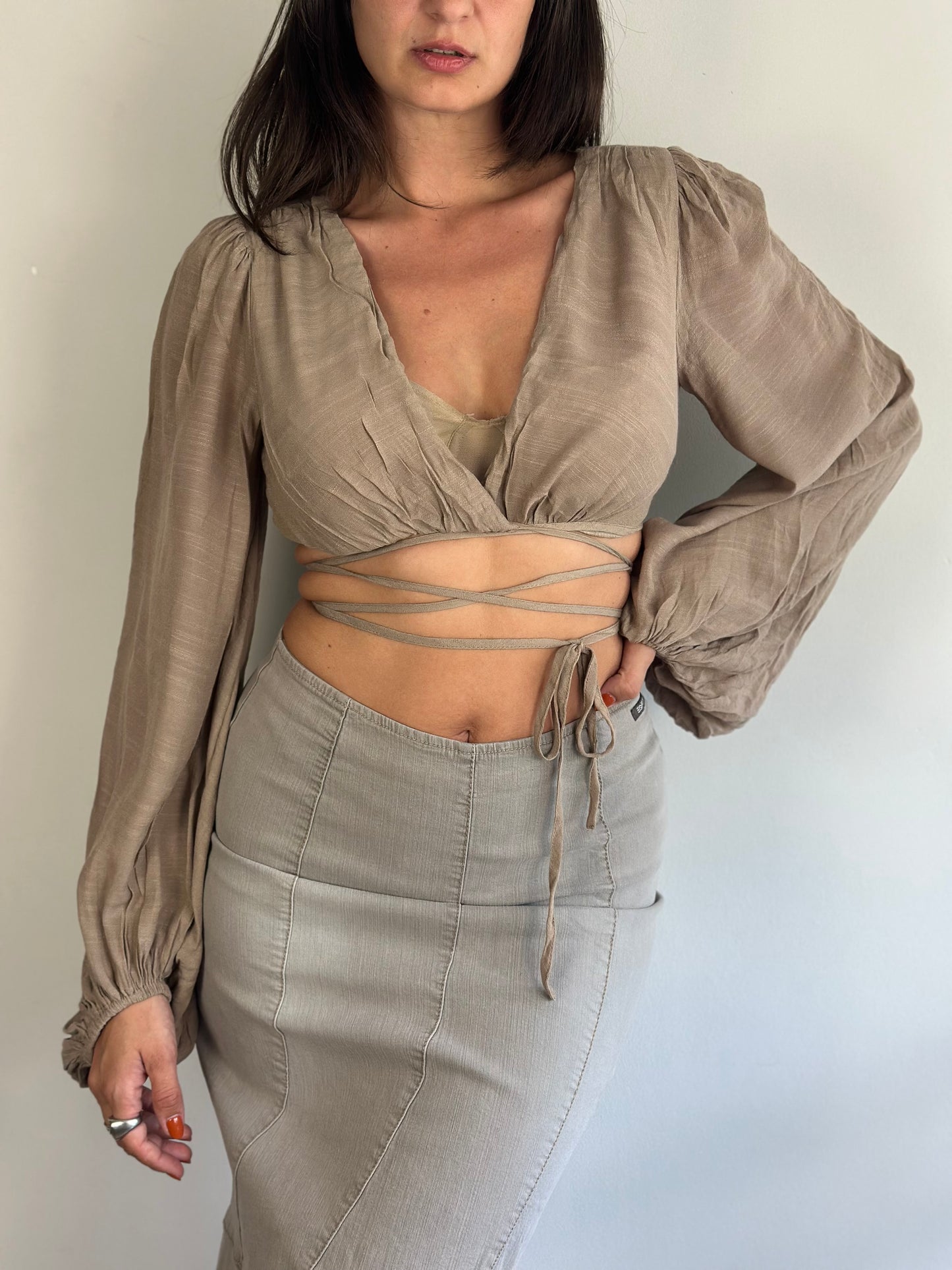 Vintage Beige Top