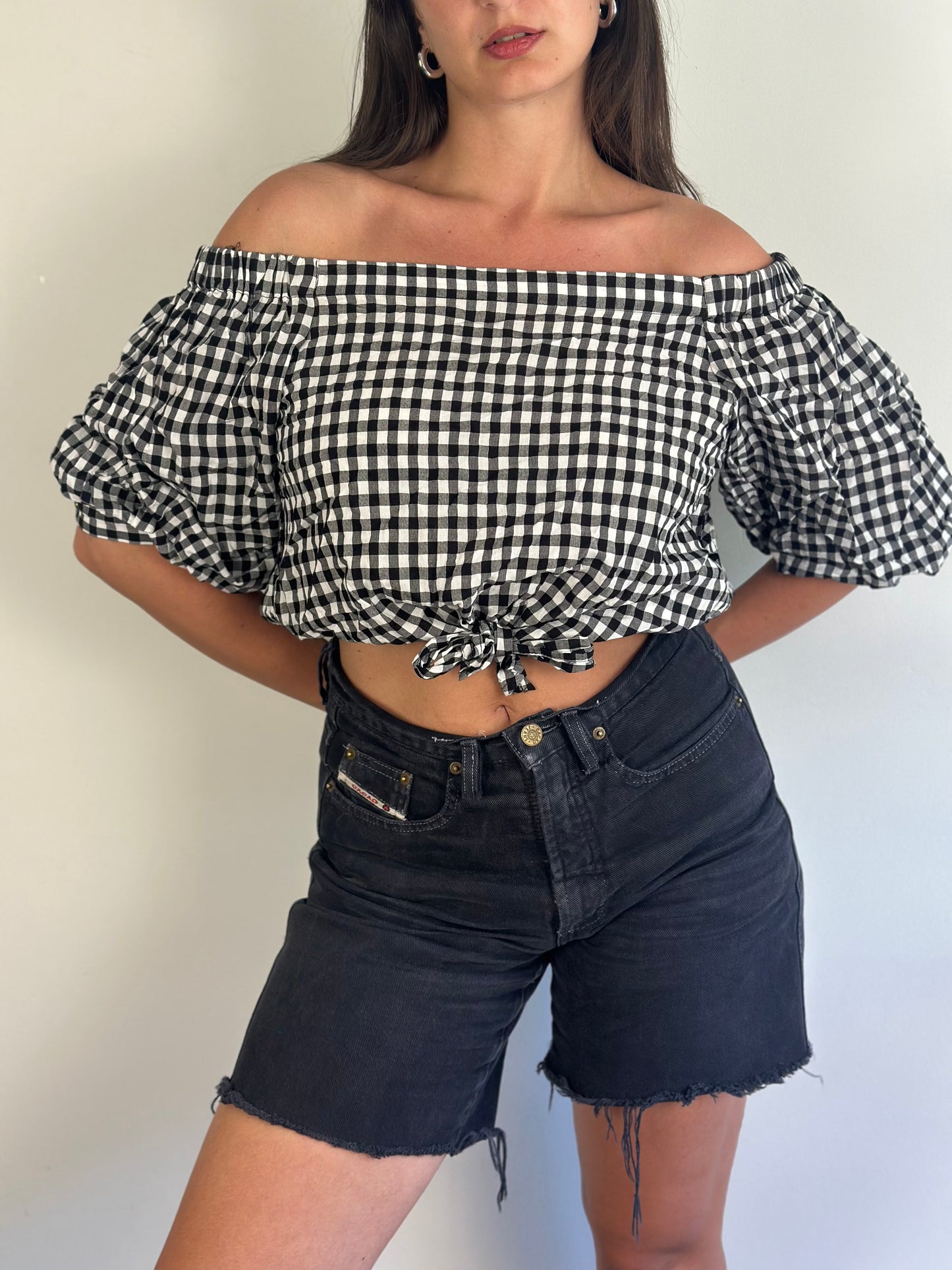Vintage Plaid Top
