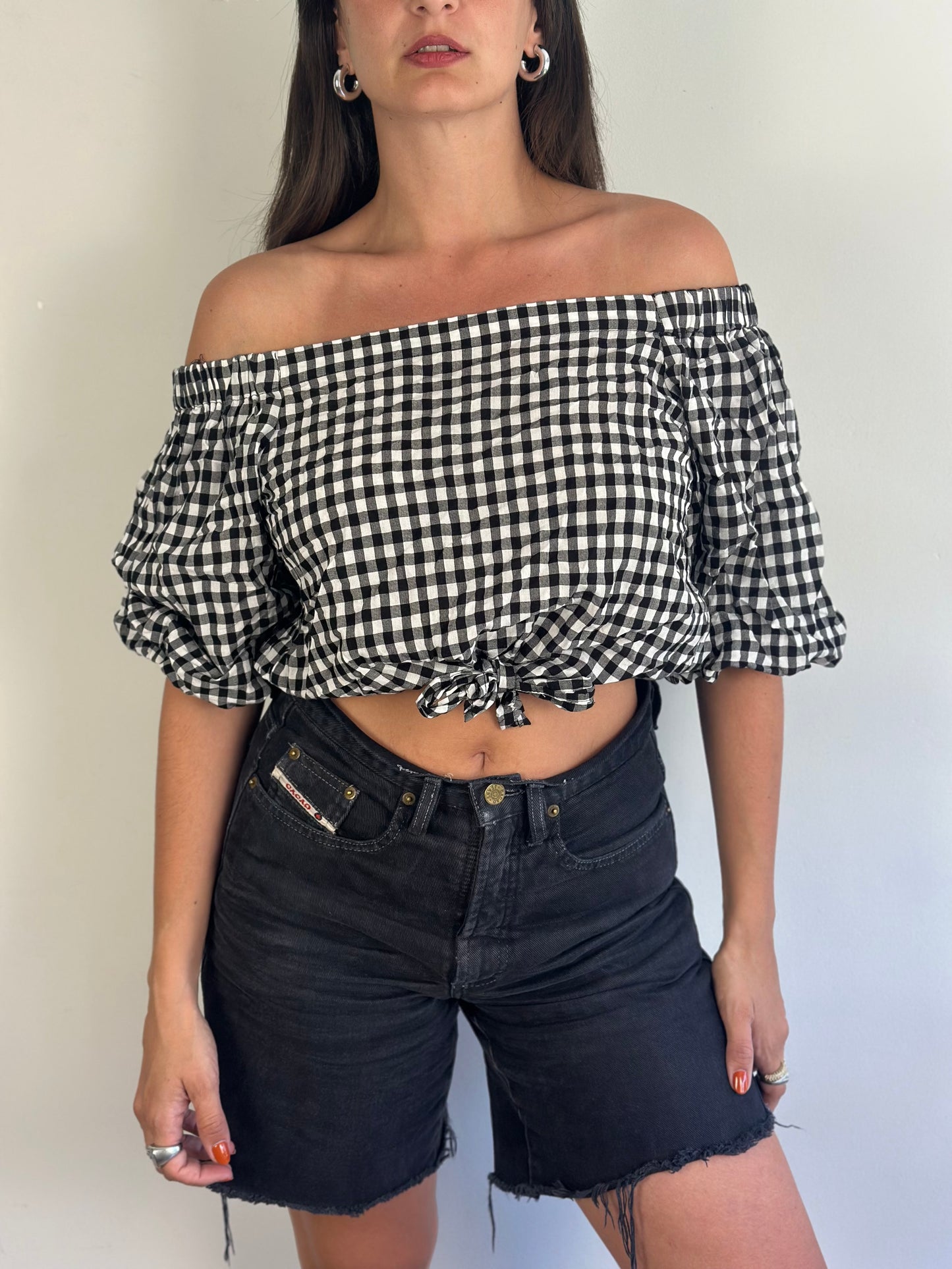 Vintage Plaid Top