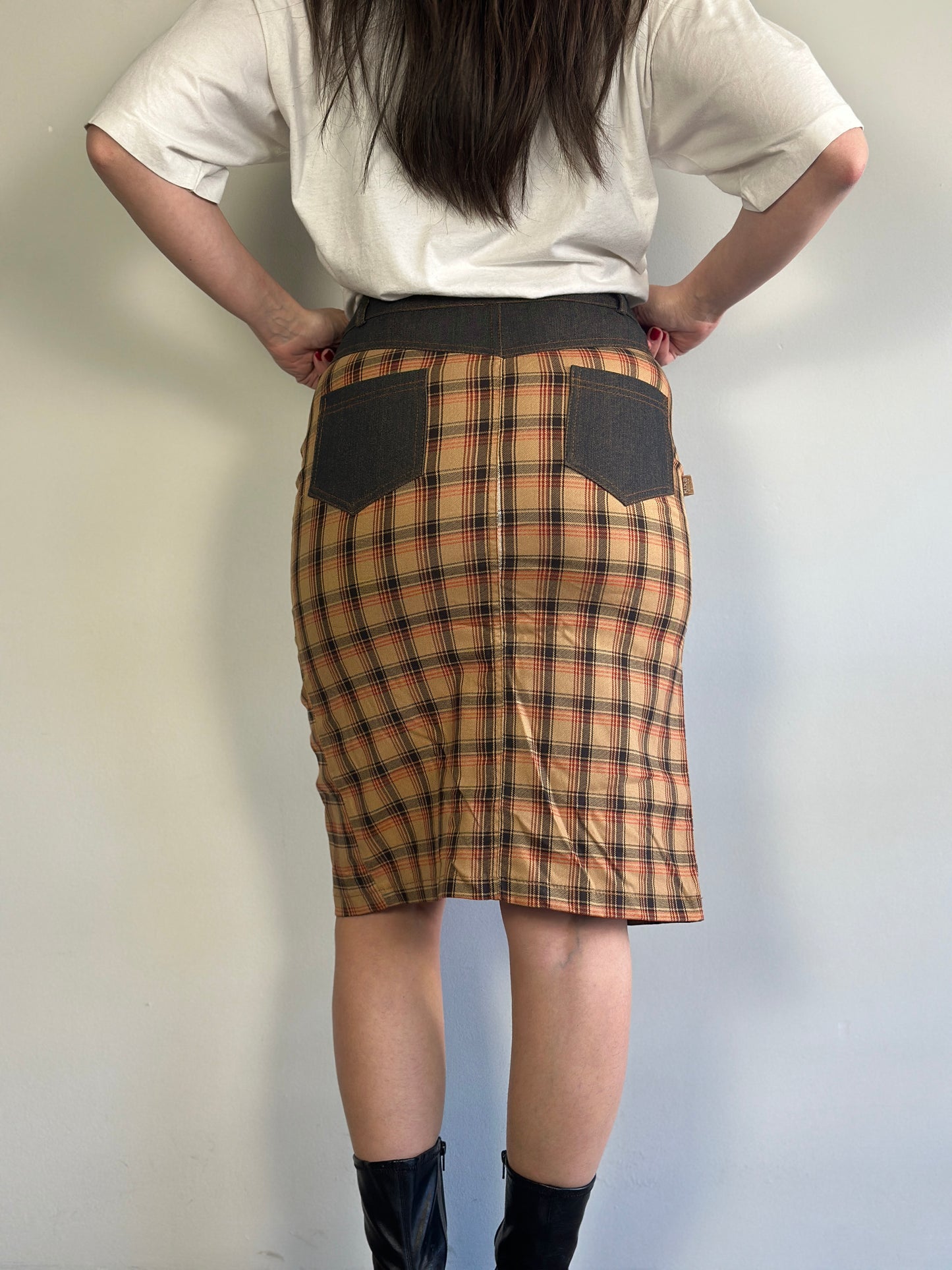 Vintage Plaid Skirt