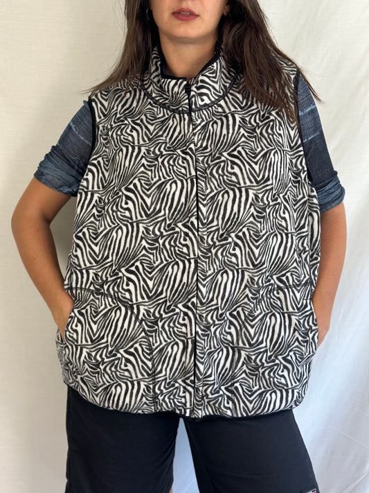 Vintage Double Faced Fleece Vest