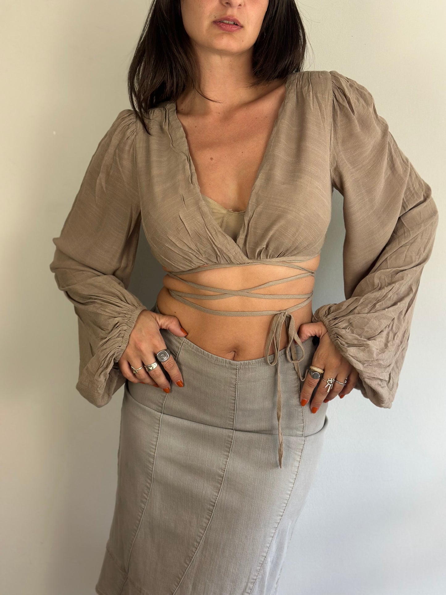 Vintage Beige Top