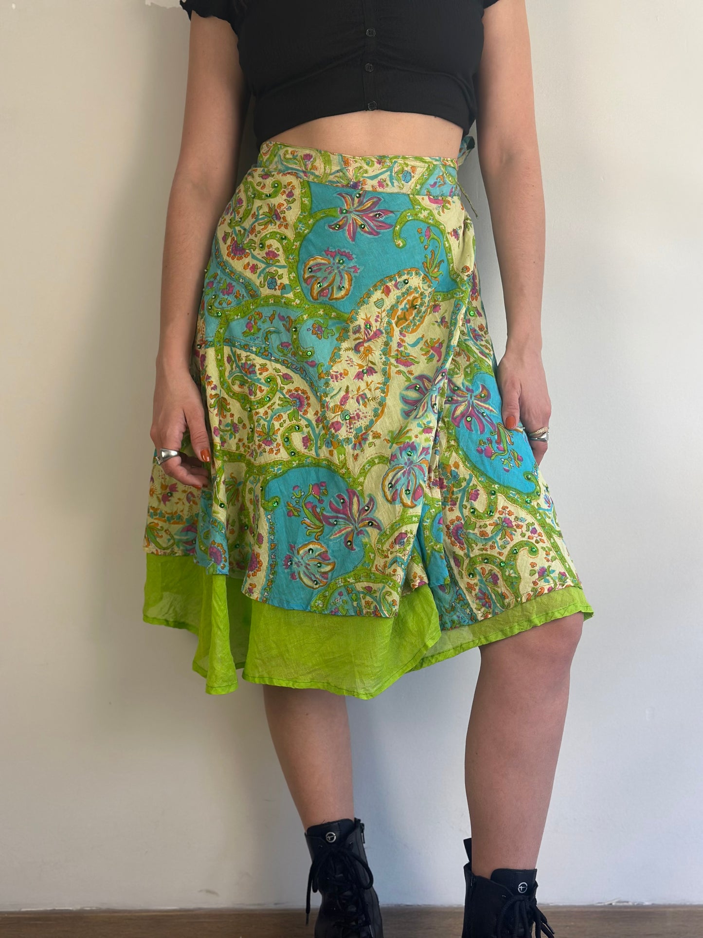 Vintage Wrap Skirt