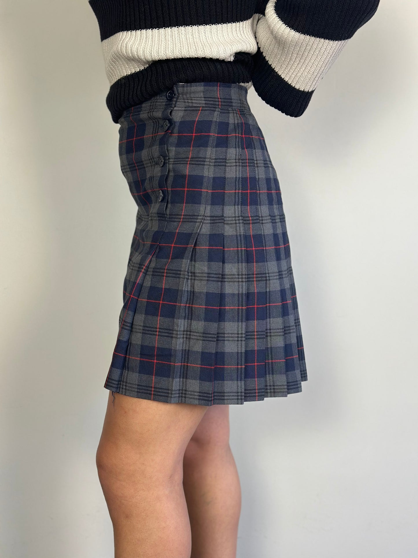 Mini Checked Skirt