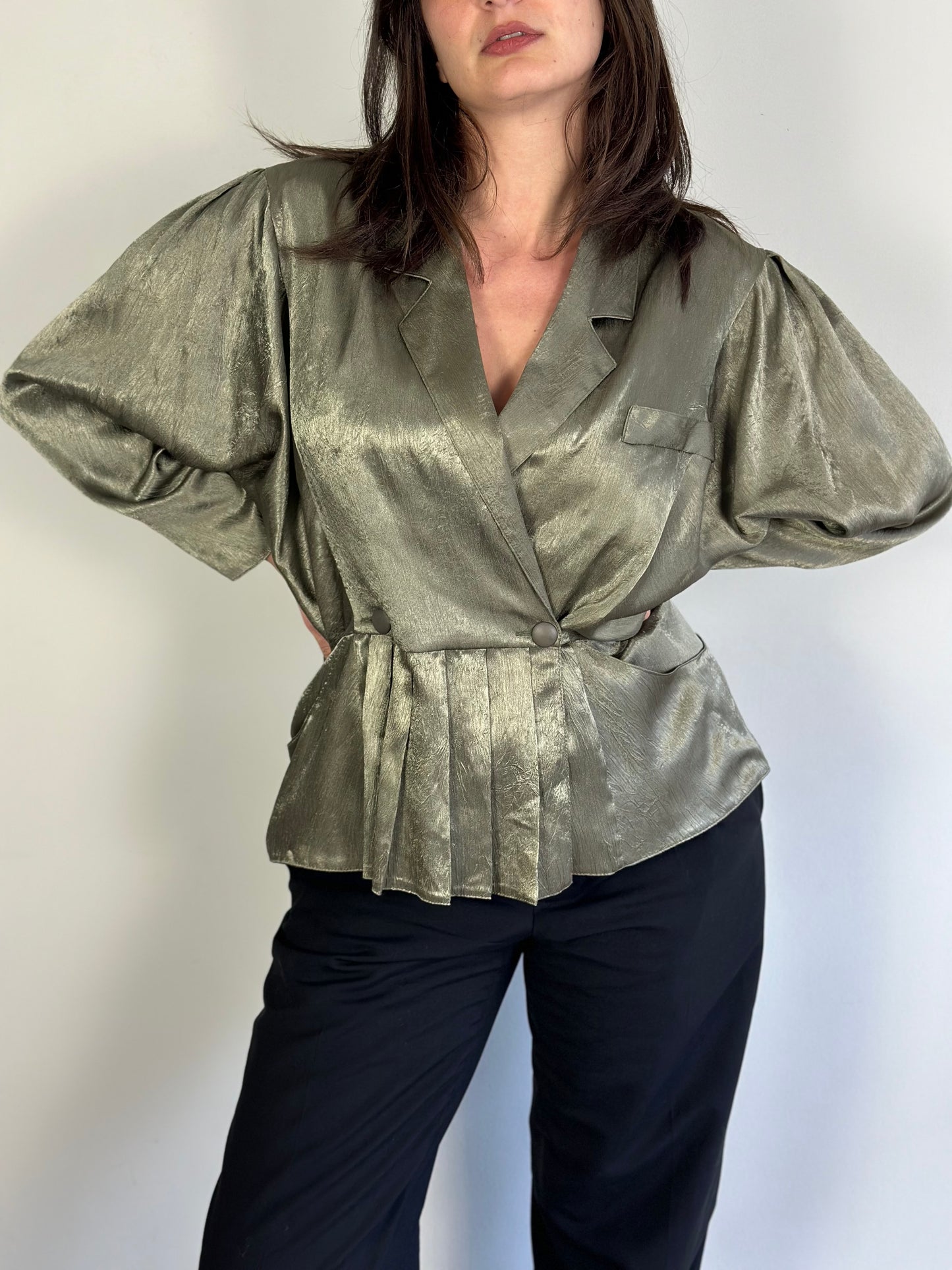 Vintage Satin Top