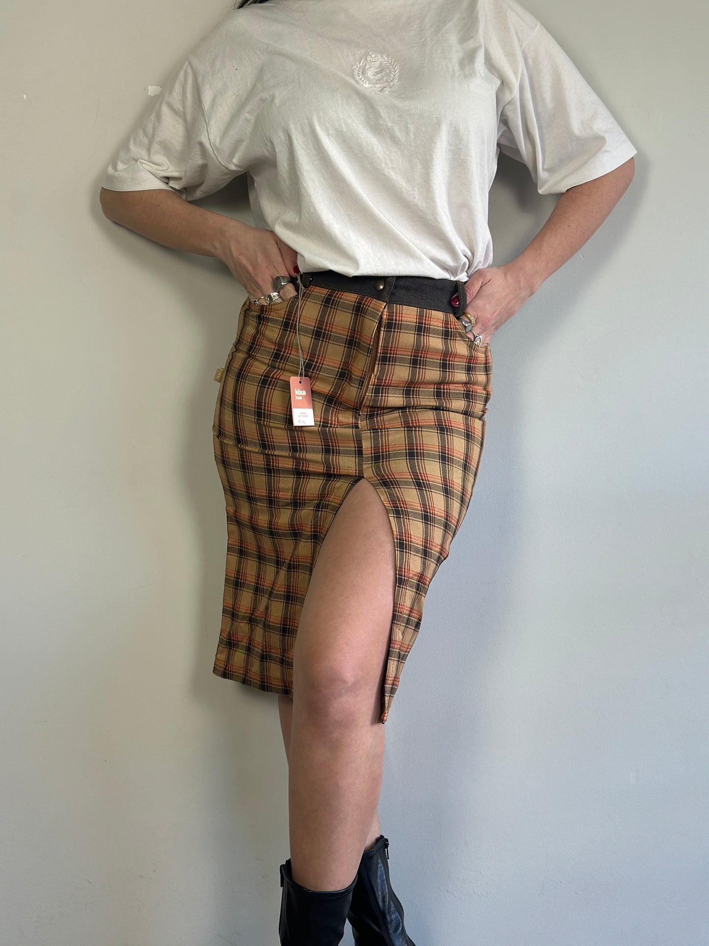 Vintage Plaid Skirt
