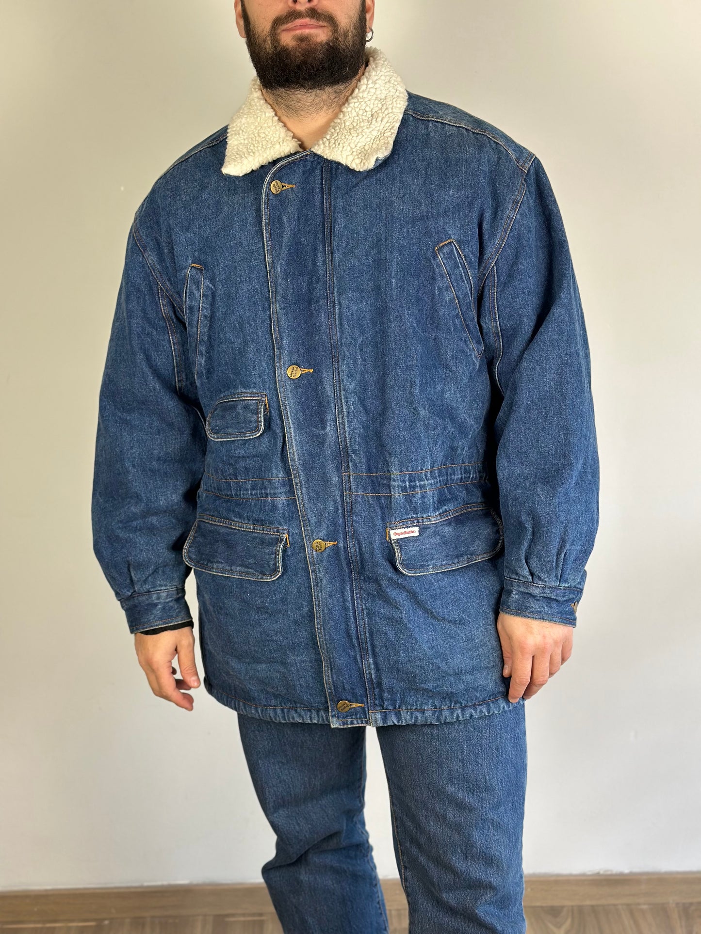 Vintage Sherpa Denim Jacket