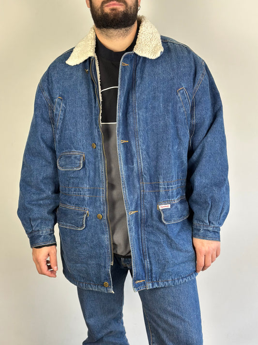 Vintage Sherpa Denim Jacket