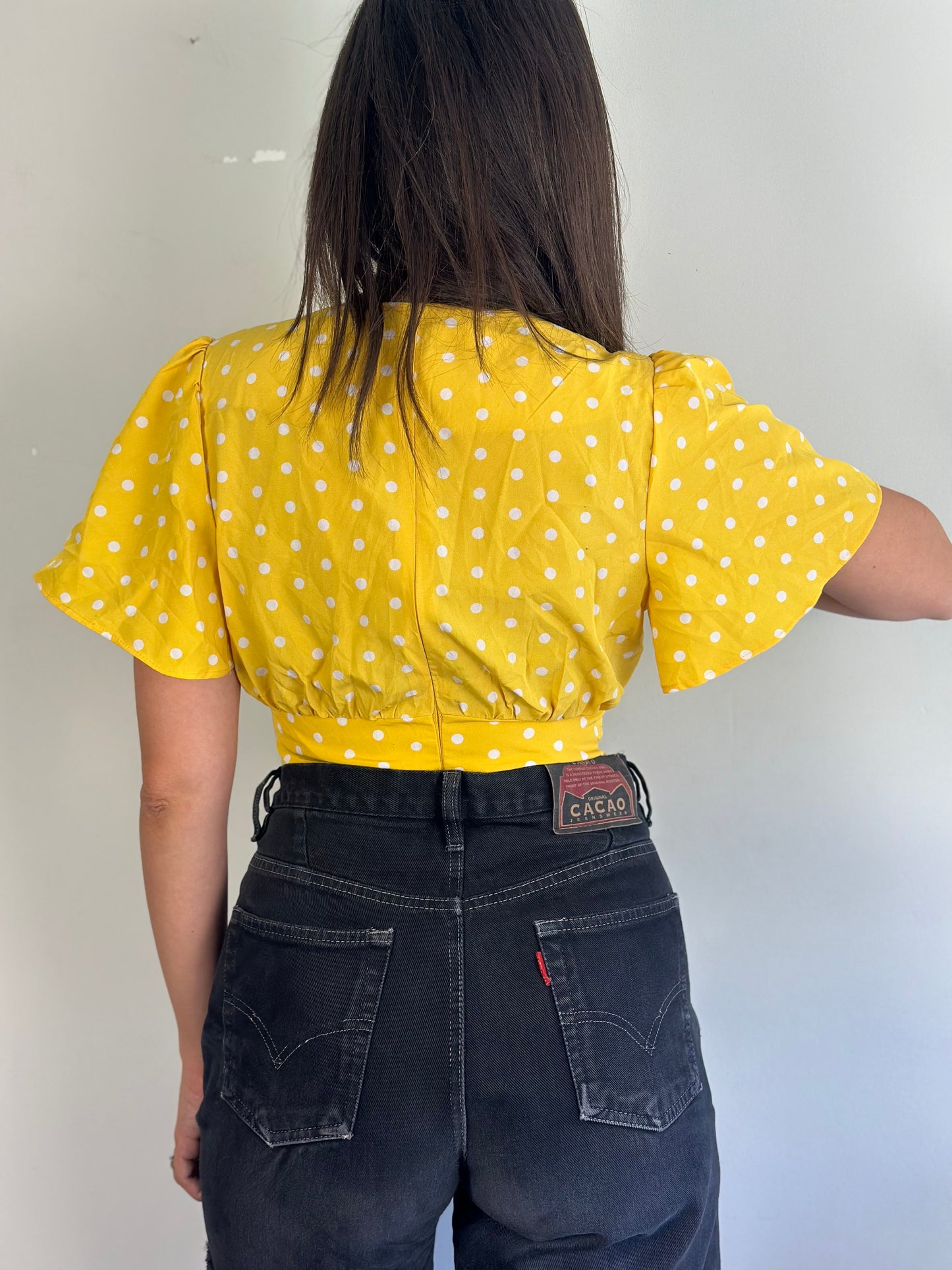 Vintage Polka Dot Top